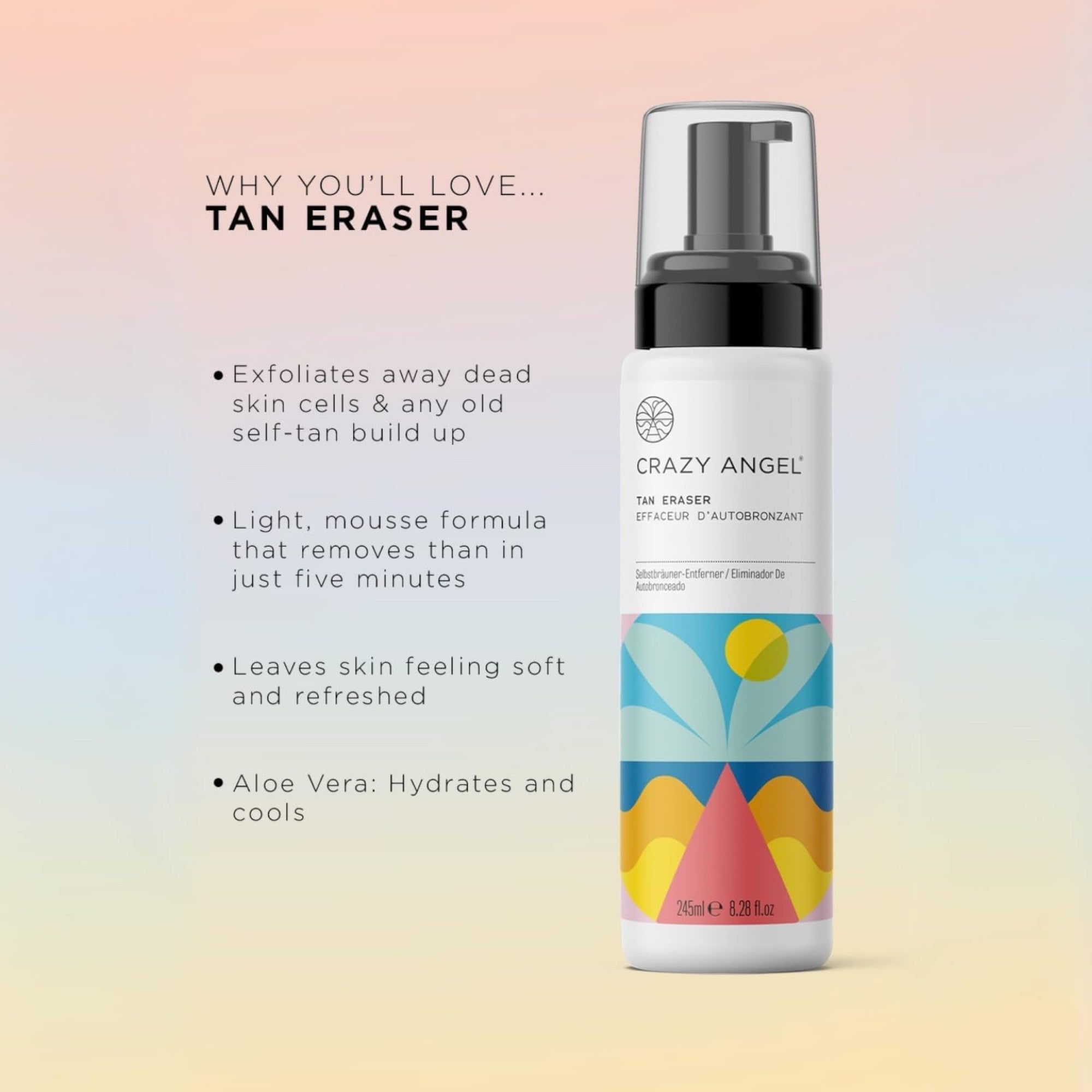 Crazy Angel - Tan Eraser 245ml