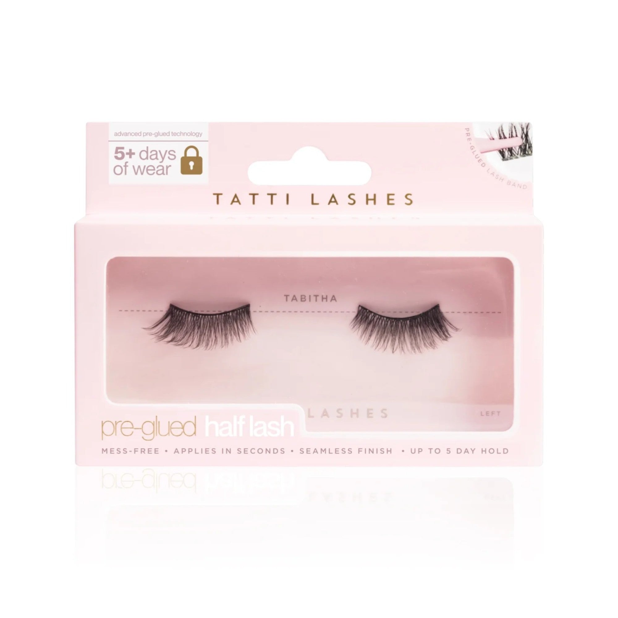 Tatti Lashes - Tabitha Pre-Glued Half Lashes