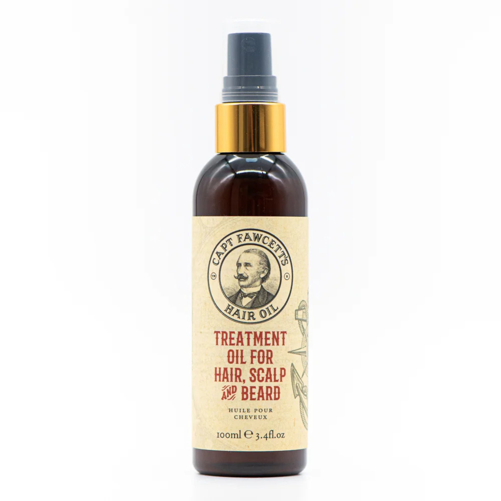 Captain Fawcett - Treatment Oil For Hair, Scalp & Beard 100ml