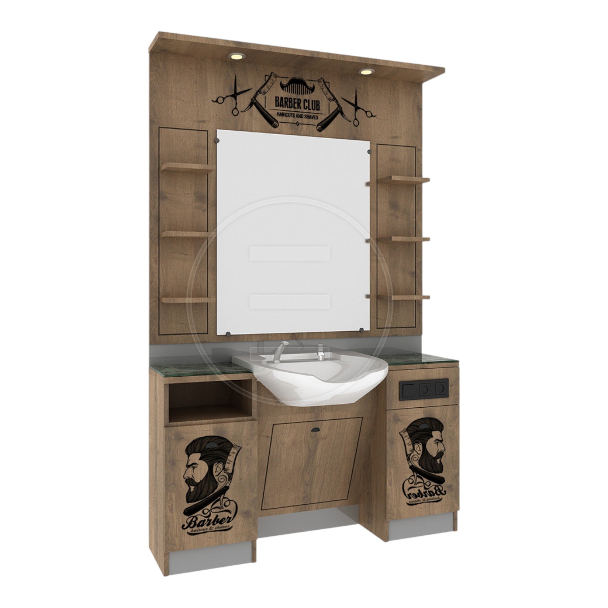 Alpeda - Truva Dark Man Barber Station