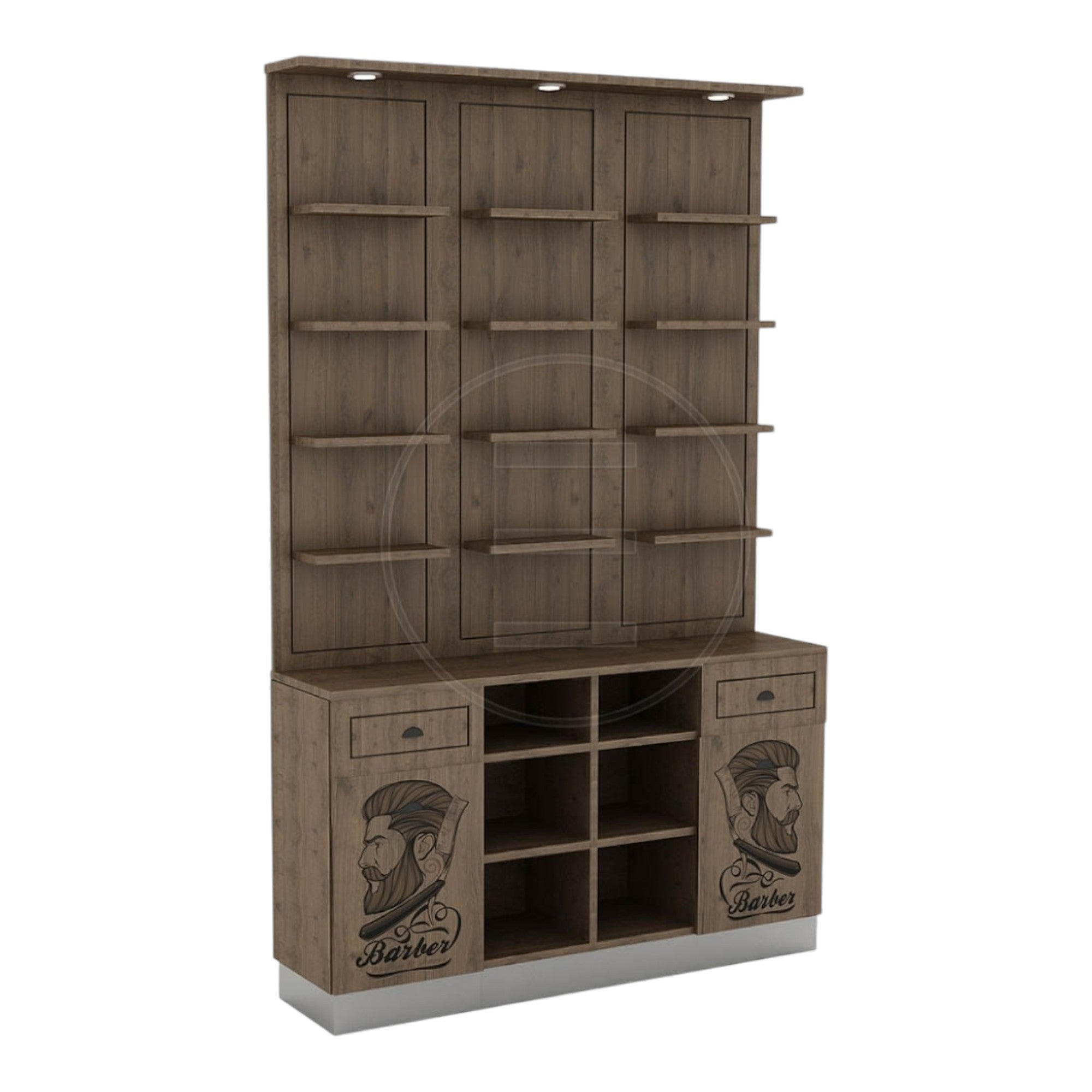 Alpeda - Truva Vision Barber Backbar Unit