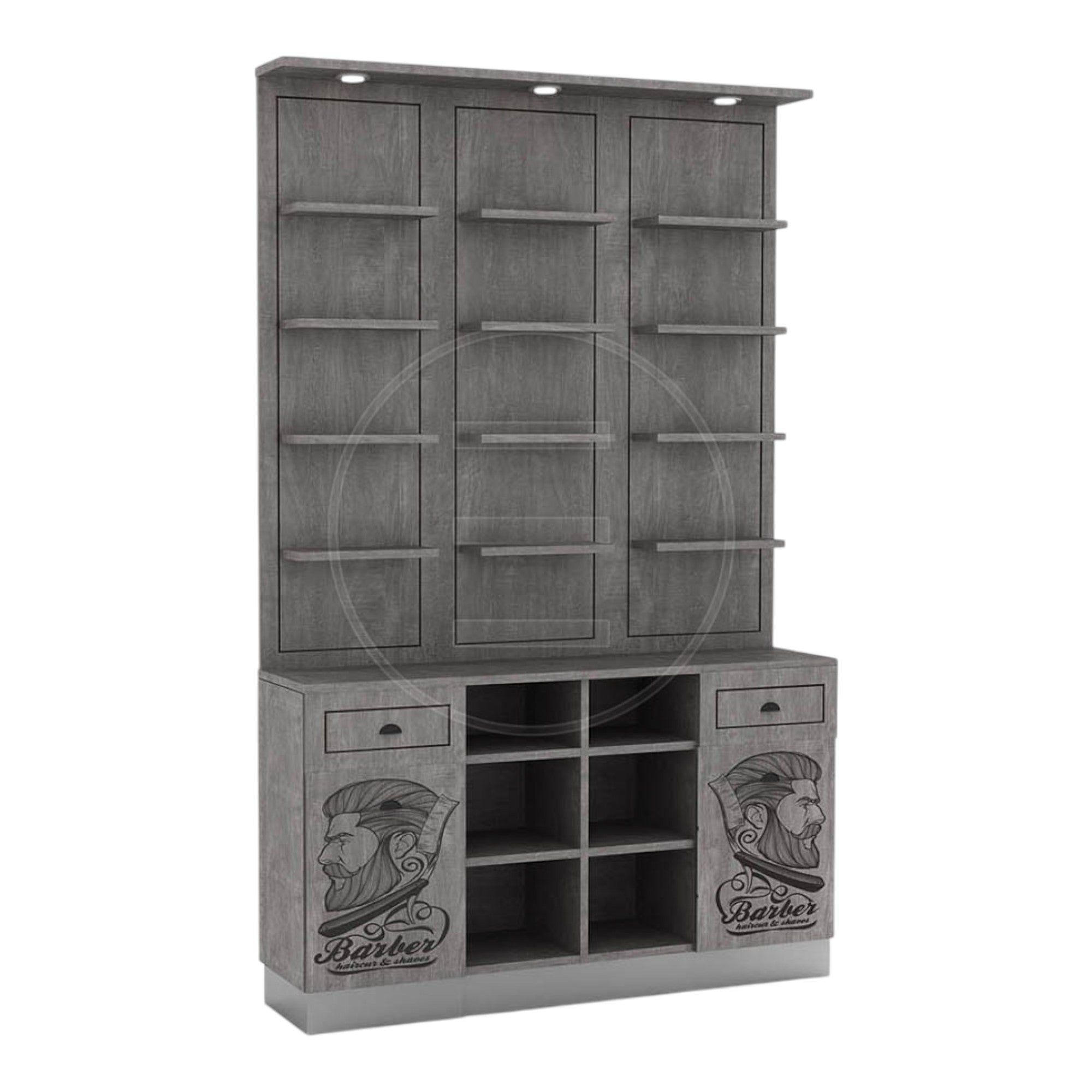 Alpeda - Truva Vision Barber Backbar Unit