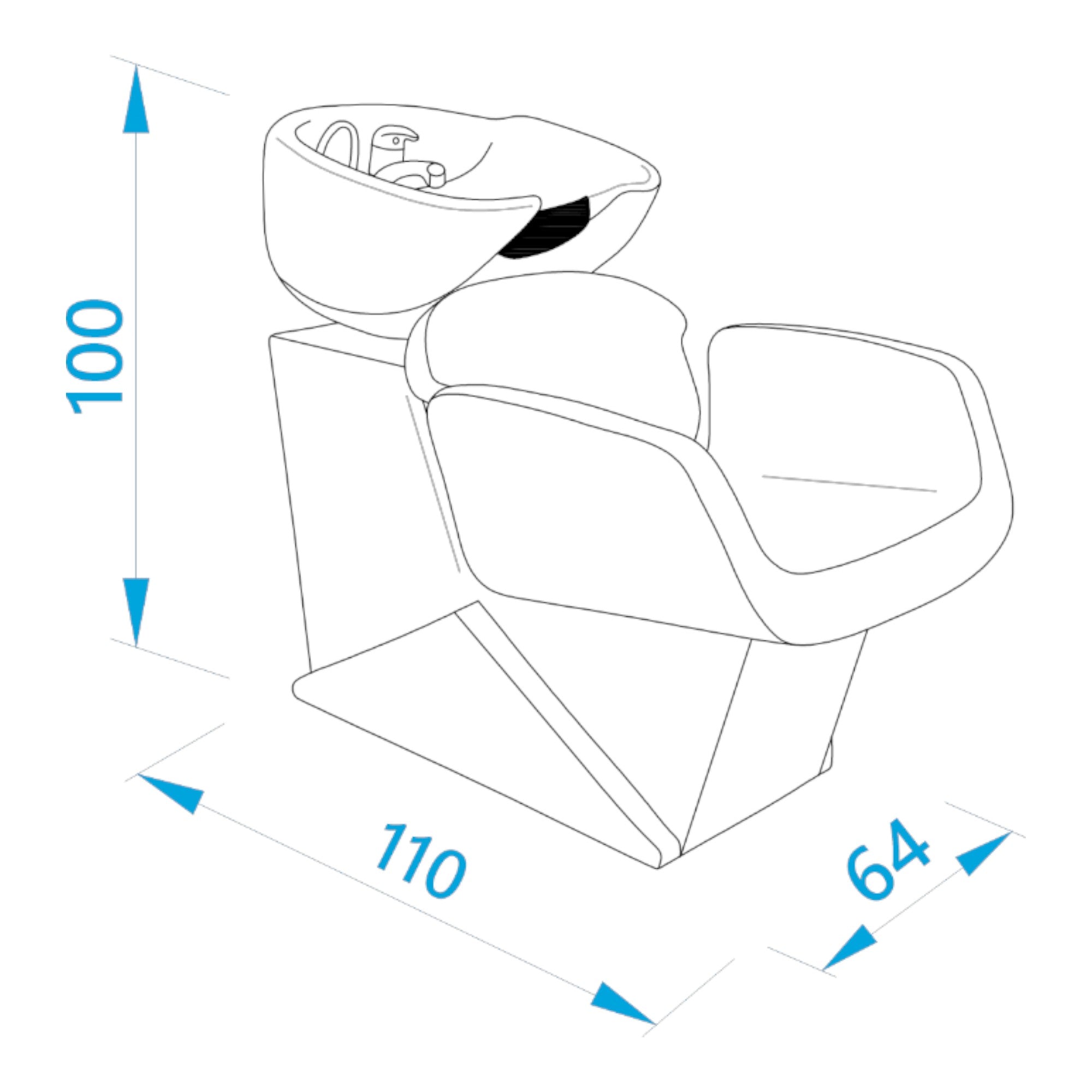 Alpeda - Uniq Salon Backwash Chair