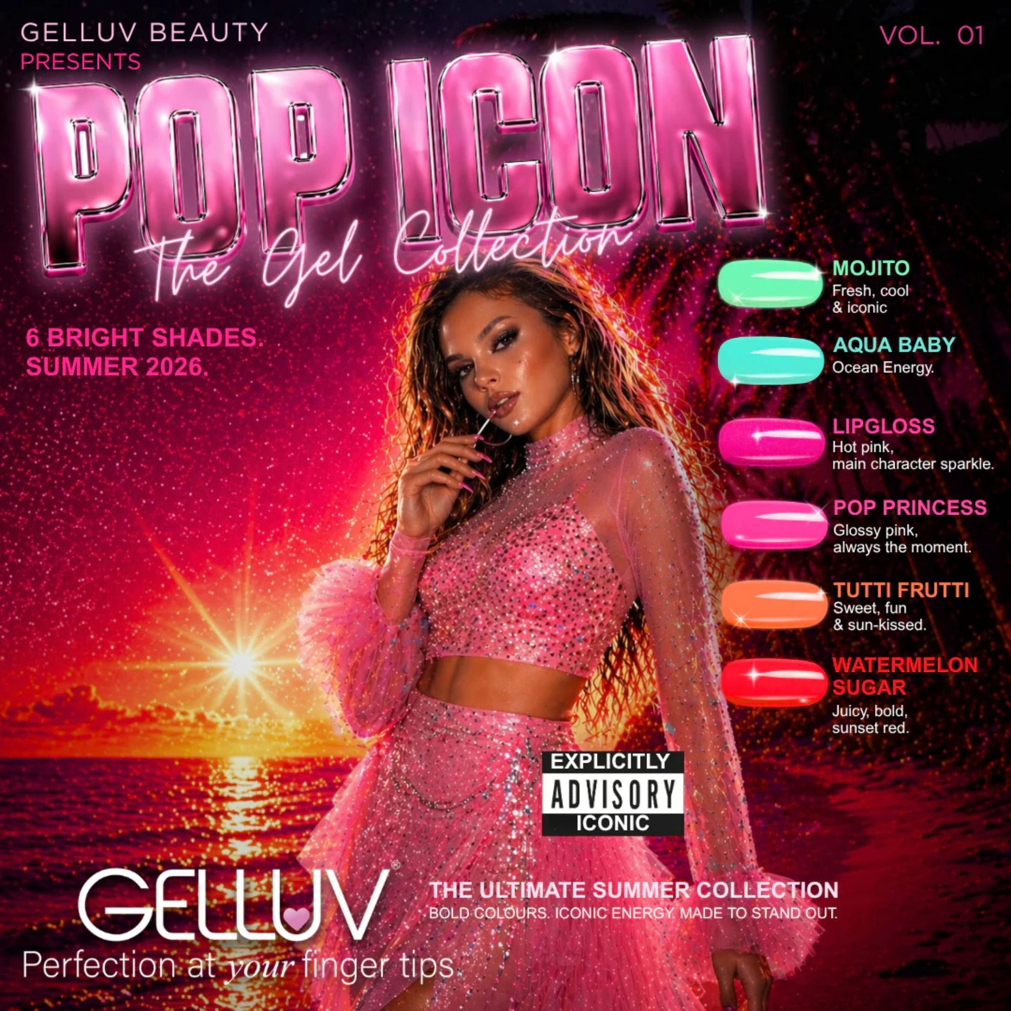 Gelluv - Gel Nail Polish Pop Icon Collection Lip Gloss 8ml