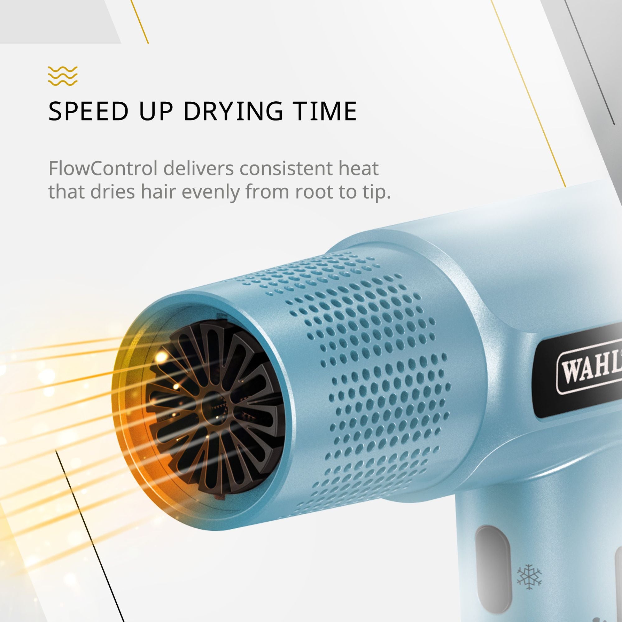 Wahl - Vanquish Hair Dryer Cool Blue (Limited Edition)
