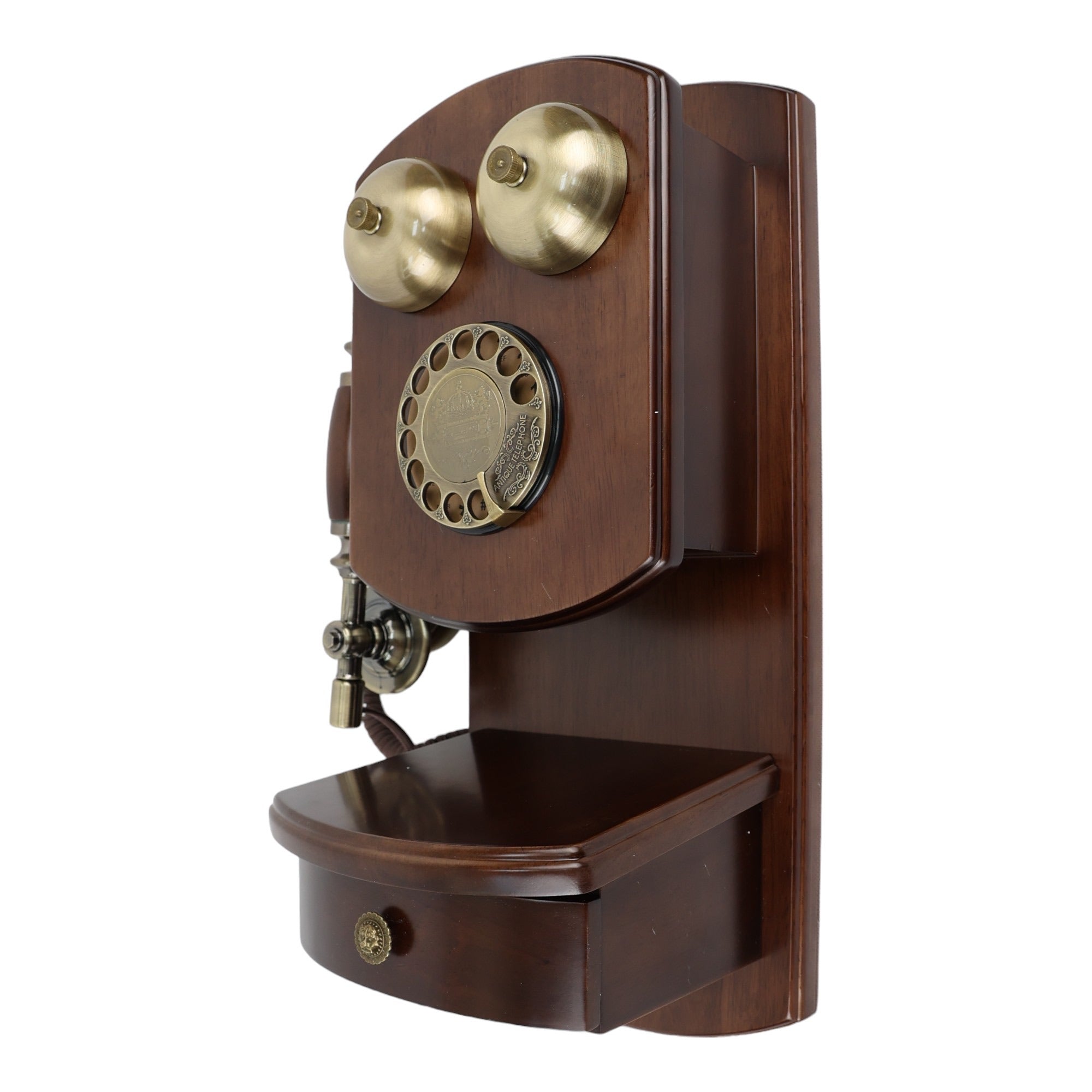 Eson - Vintage Antique Retro Old School Wooden Telephone