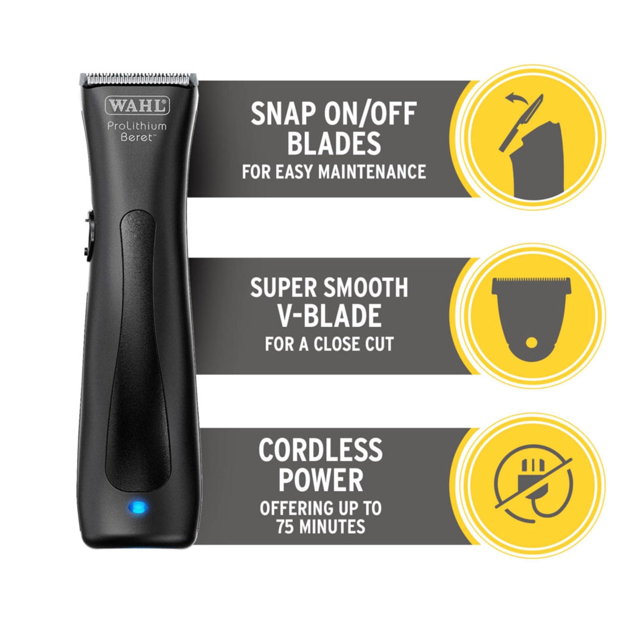 Wahl - Combo Super Taper Clipper & Beret Trimmer Cordless