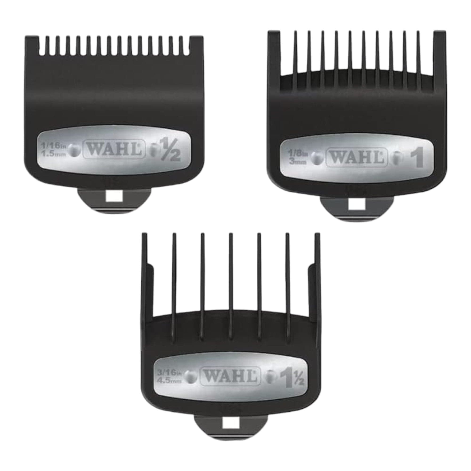 Wahl - Premium Cutting Guides Clipper Combs Guards (Set of 3) 3354-5001