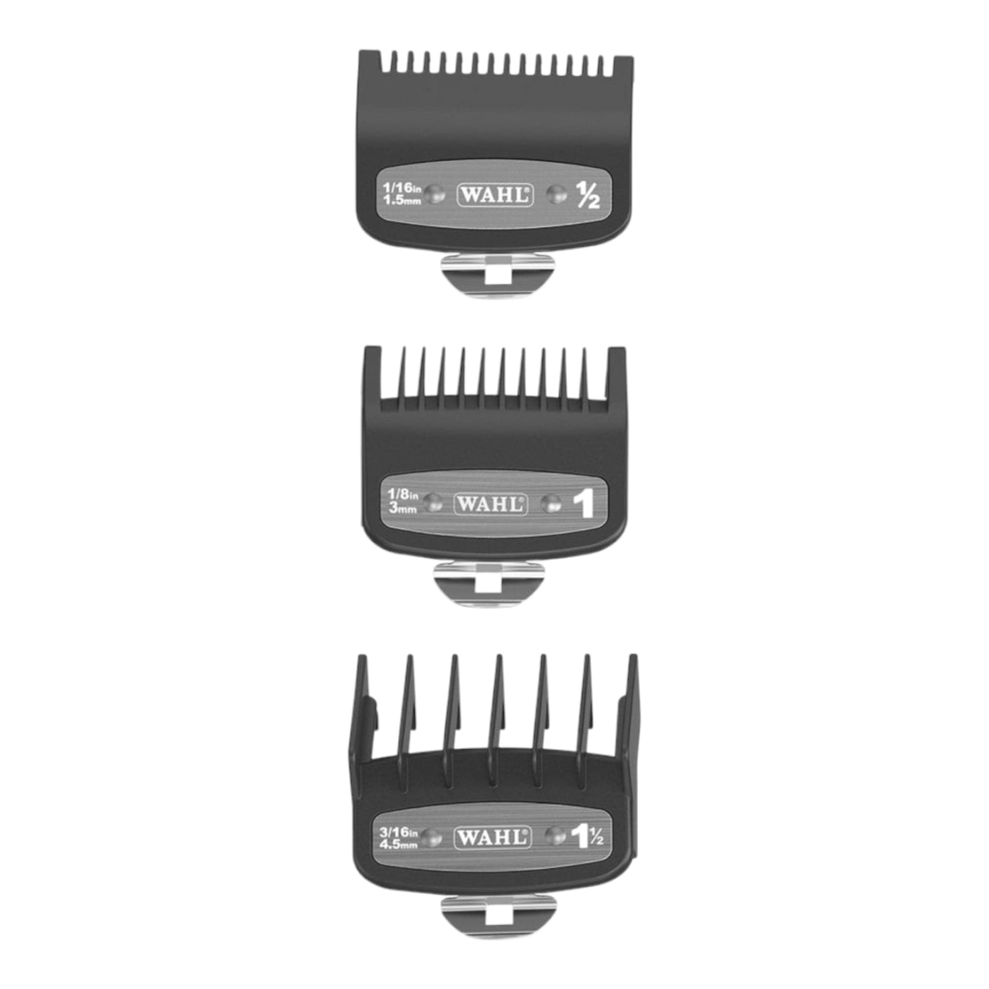 Wahl - Premium Cutting Guides Clipper Combs Guards (Set of 3) 3354-5001