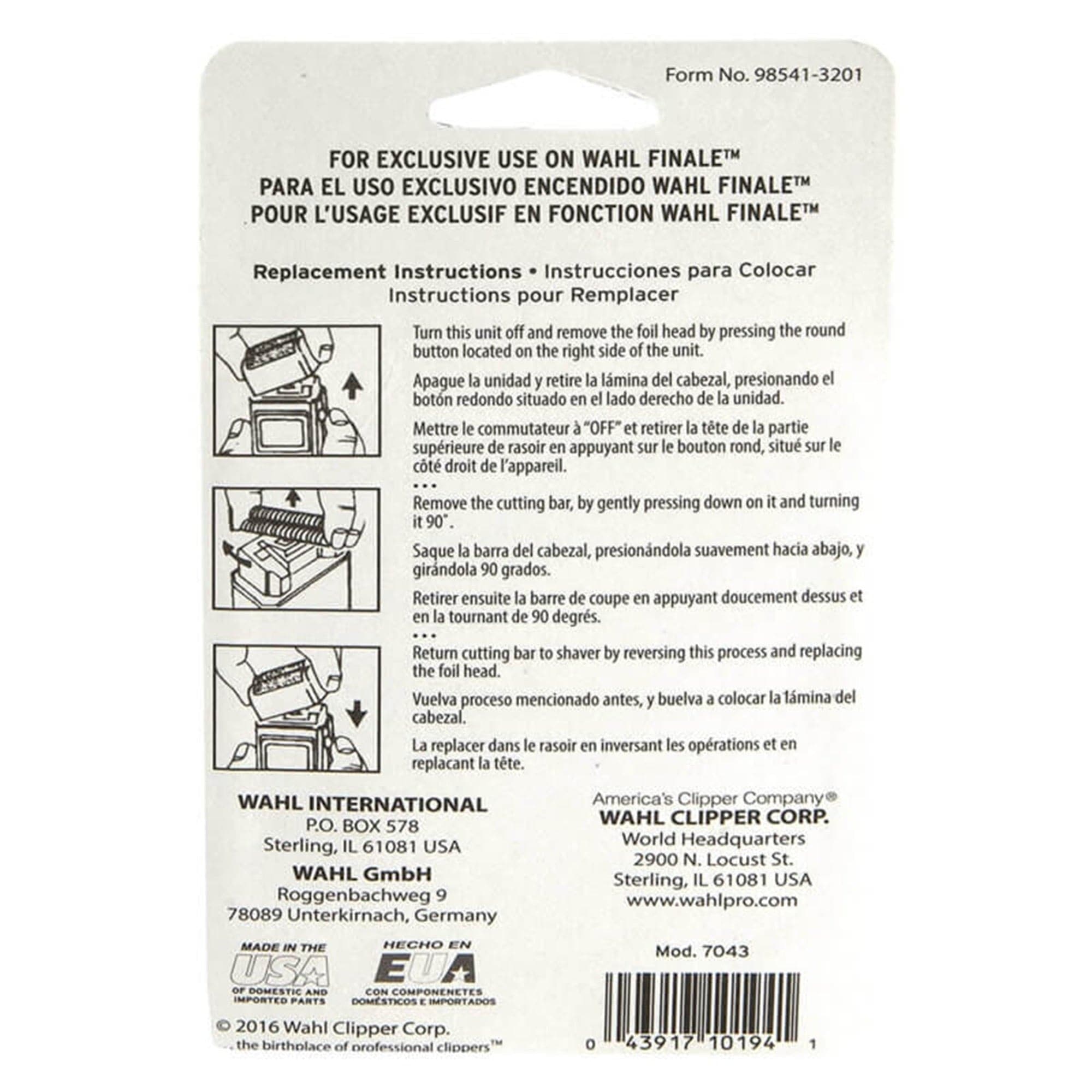 Wahl - 5 Star Finale Foil & Cutter Gold 7043