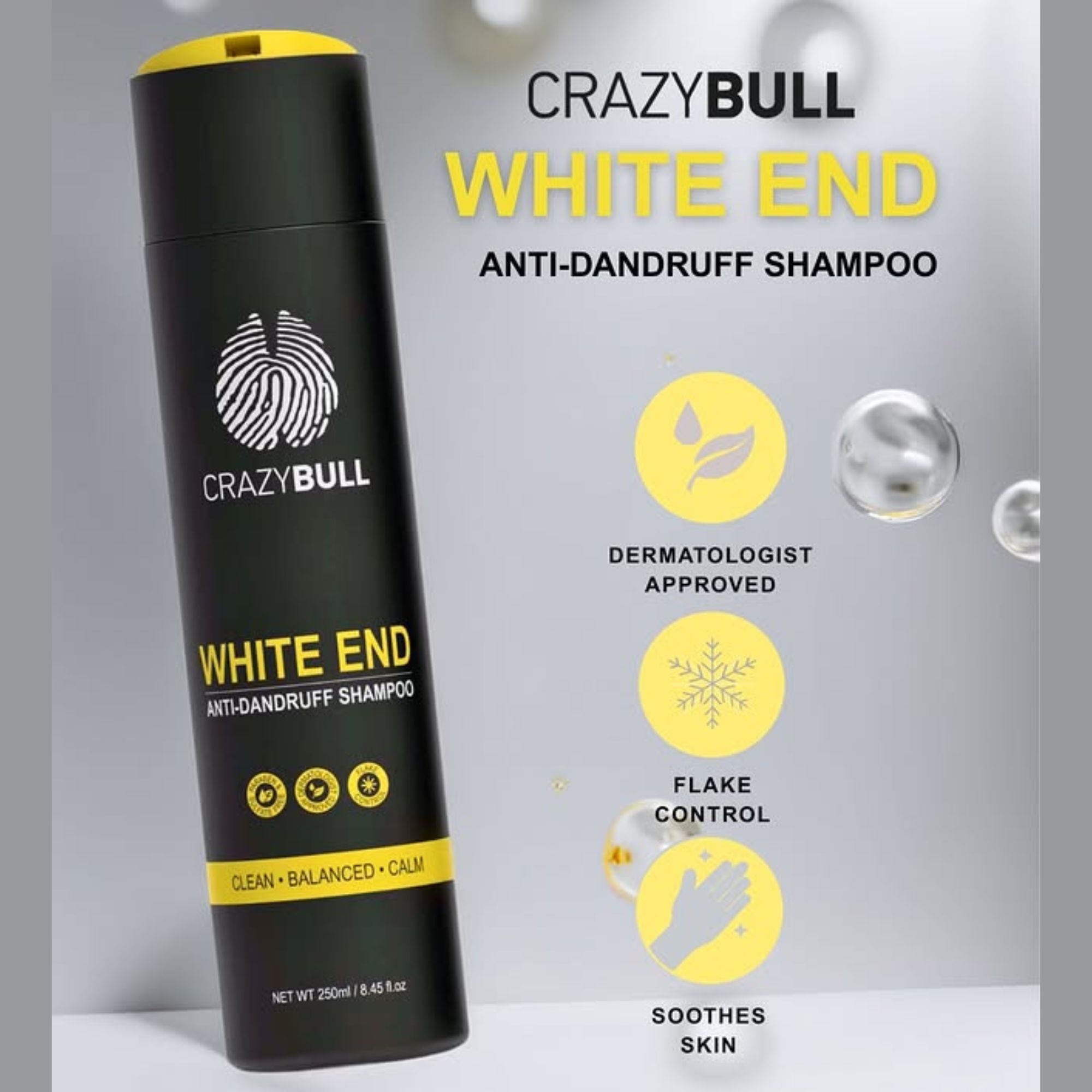Crazy Bull - White End Shampoo 250ml