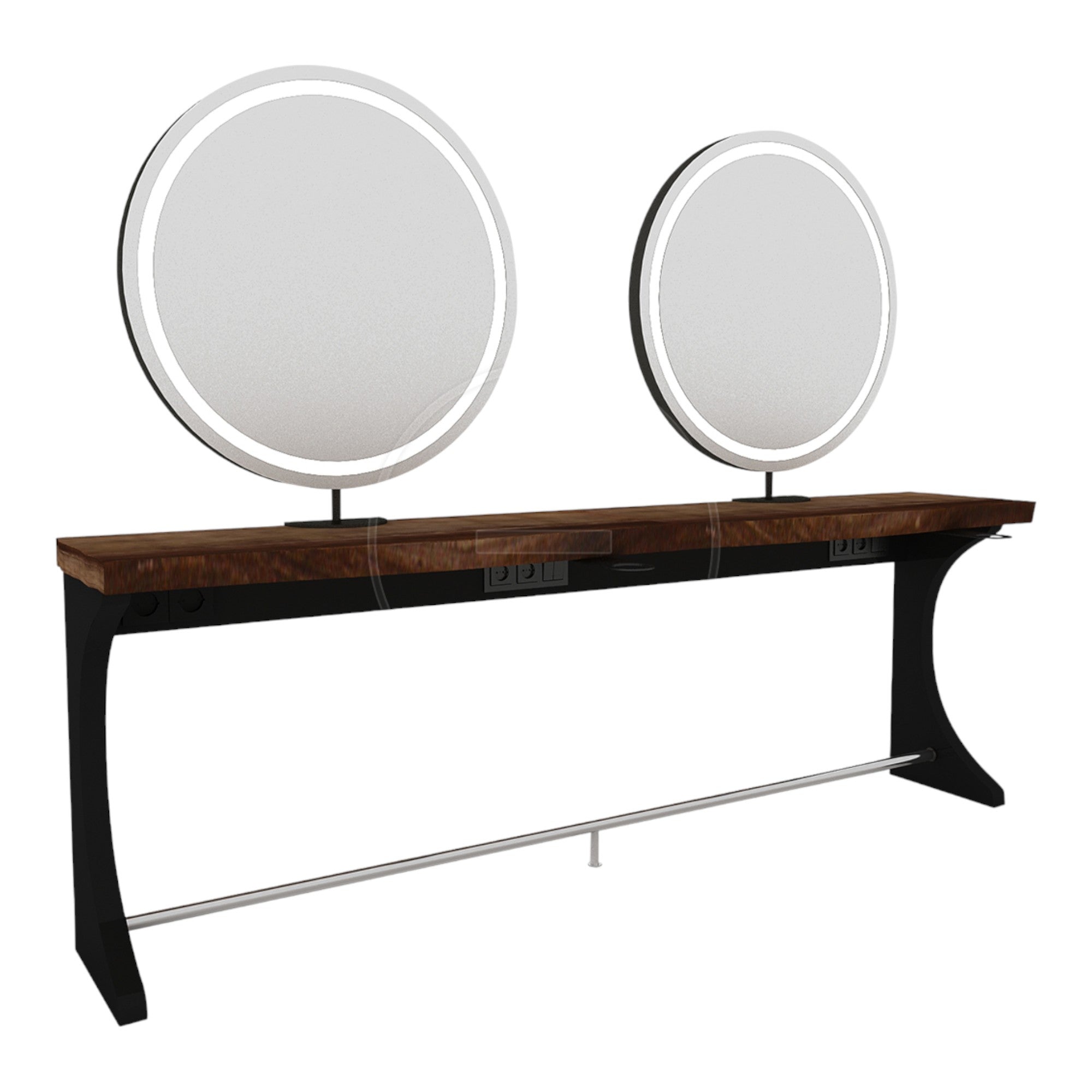 Alpeda - Woody Circle Double Wall Styling Station