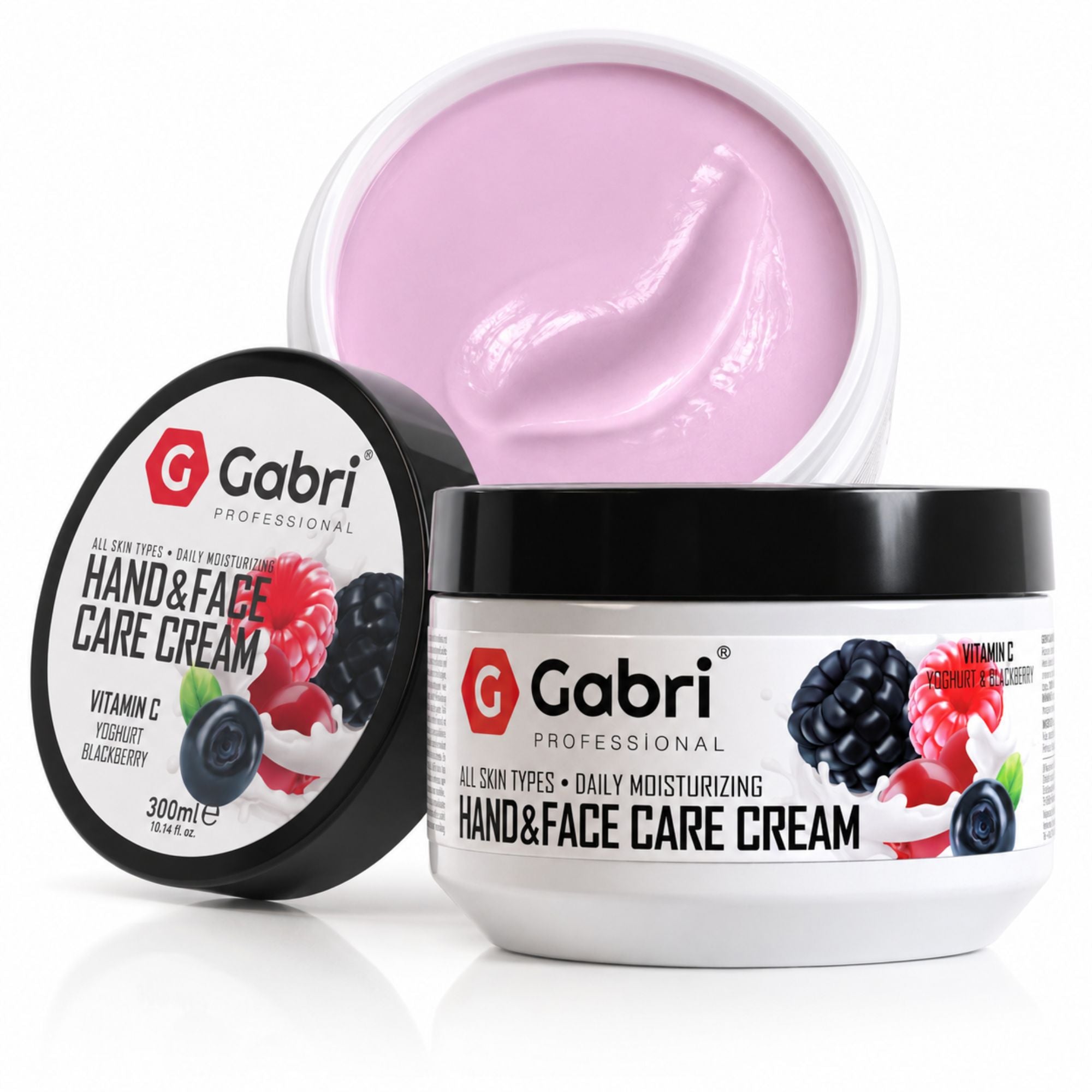 Gabri Professional - Hand & Face Care Cream Yoghurt & Blackberry 300ml