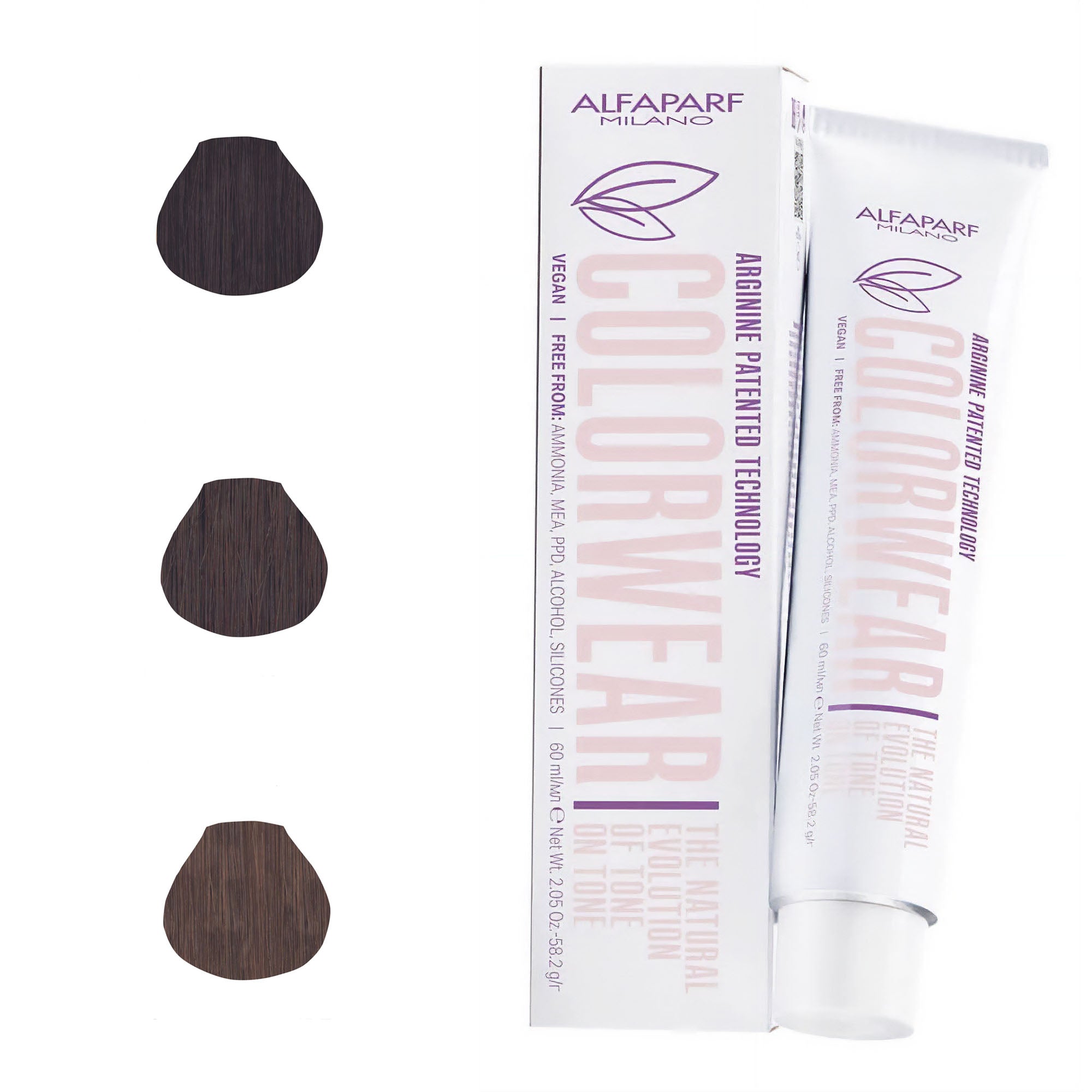 Alfaparf - Color Wear Semi Permanent Hair Colour Chestnut Series 60ml