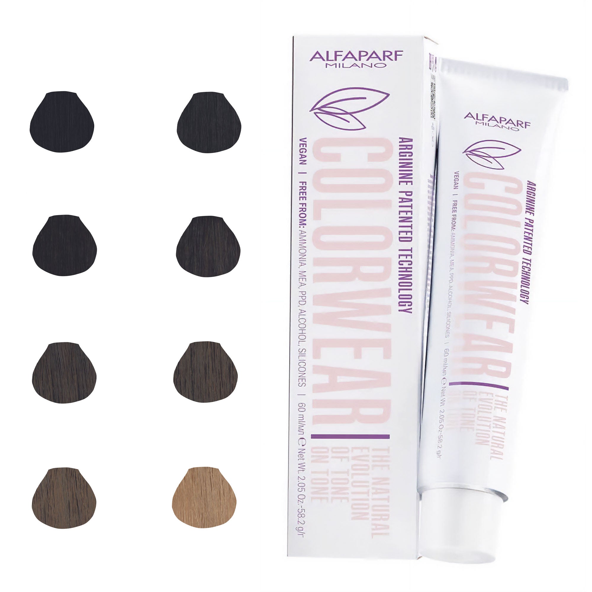 Alfaparf - Color Wear Semi Permanent Hair Colour Cool Naturals Series 60ml