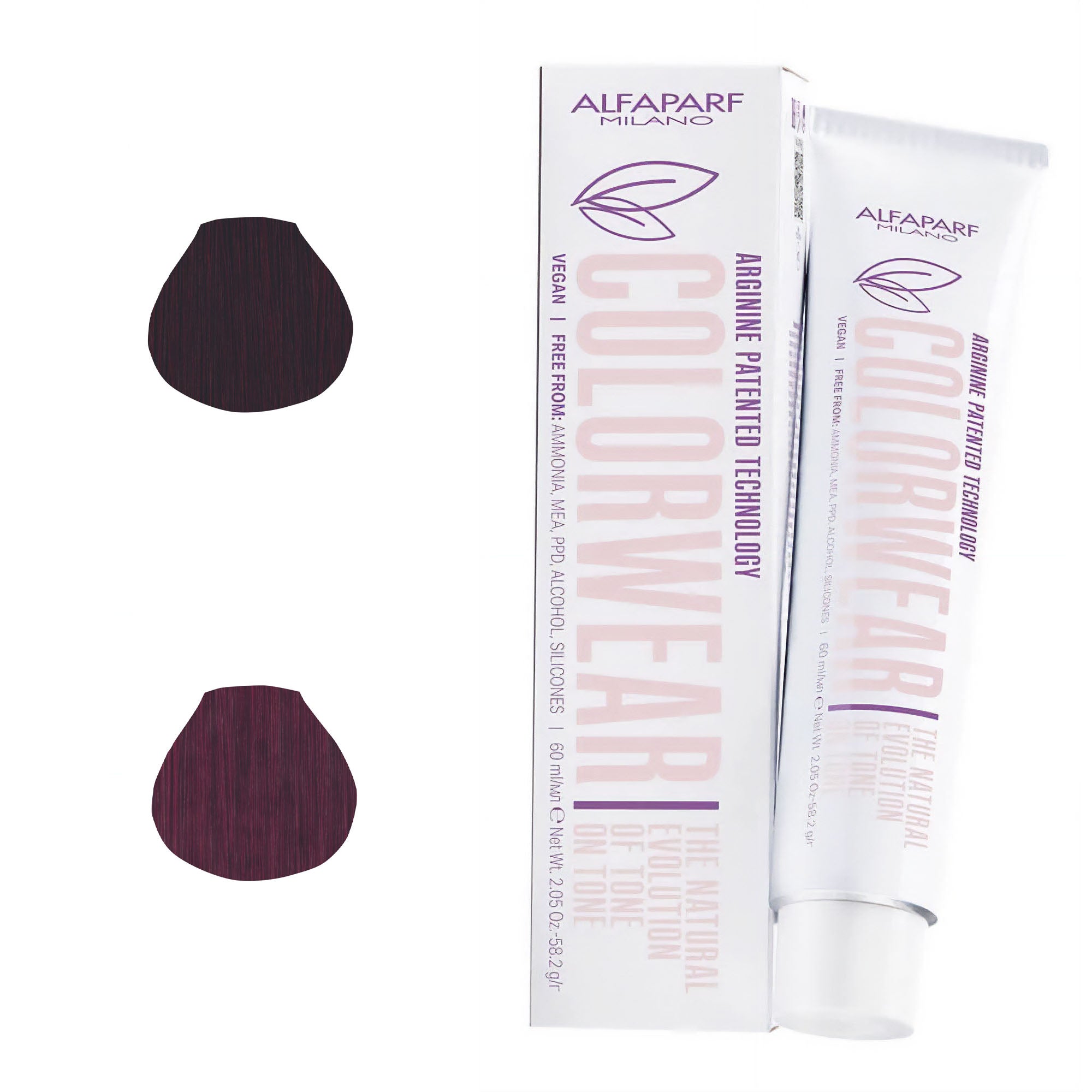 Alfaparf - Color Wear Semi Permanent Hair Colour Mahogany Series 60ml