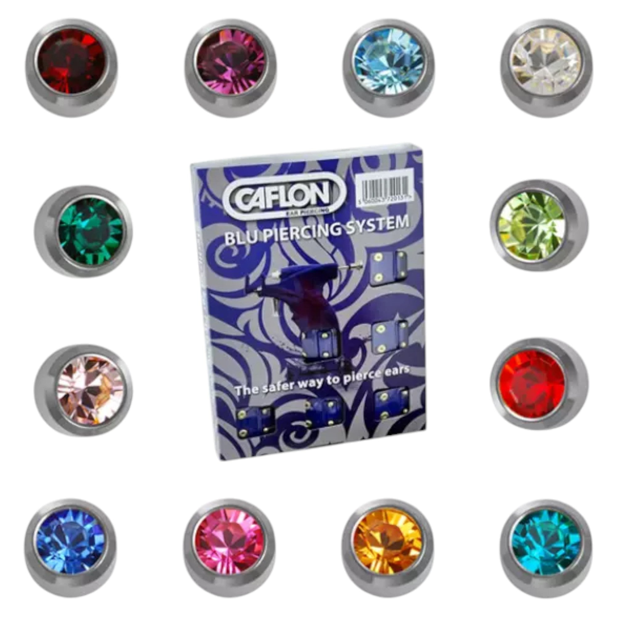 Caflon - Stud Earrings Regular Birthstones Assorted 12pk