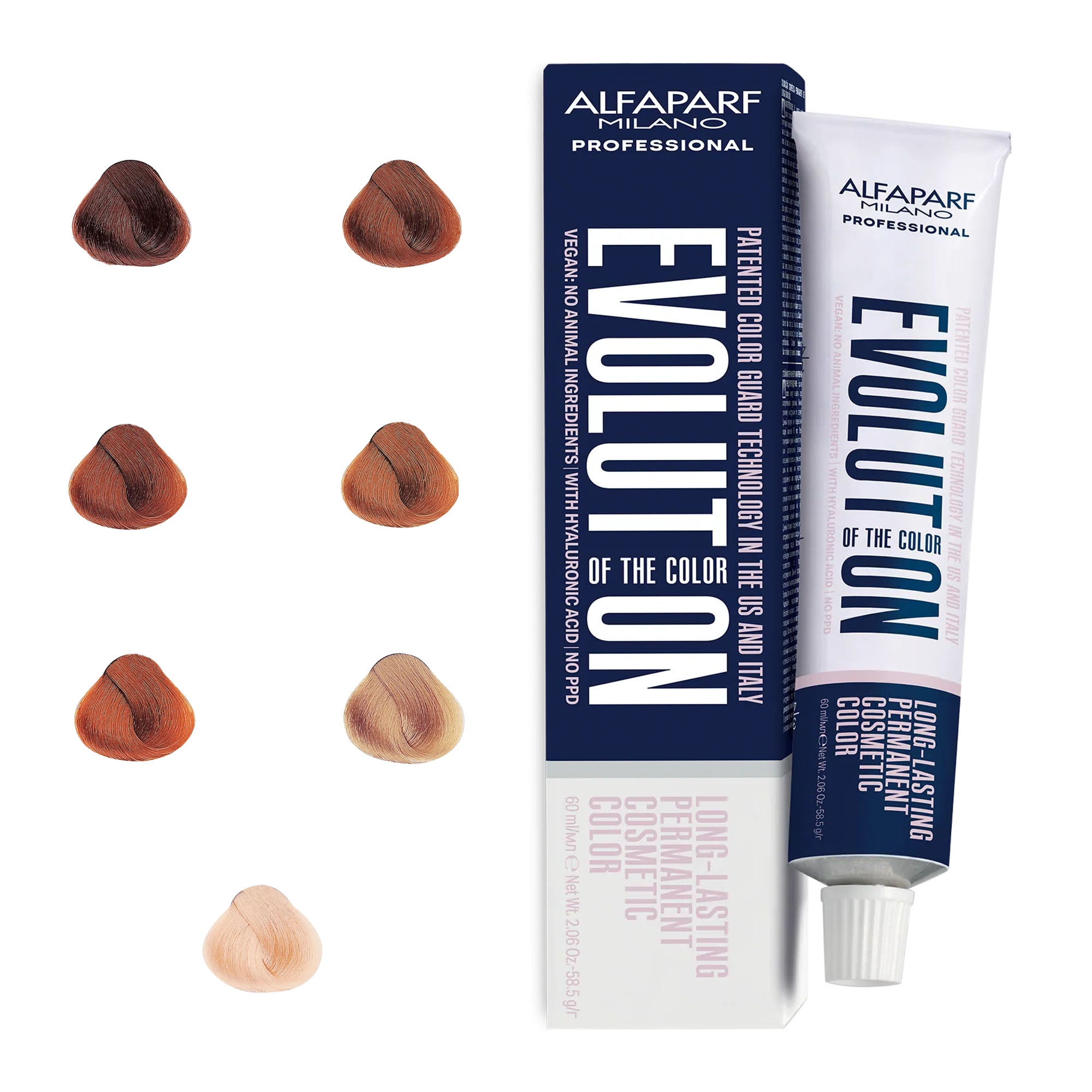 Alfaparf - Evolution of the Colour Permanent Hair Colour Copper Series 60ml