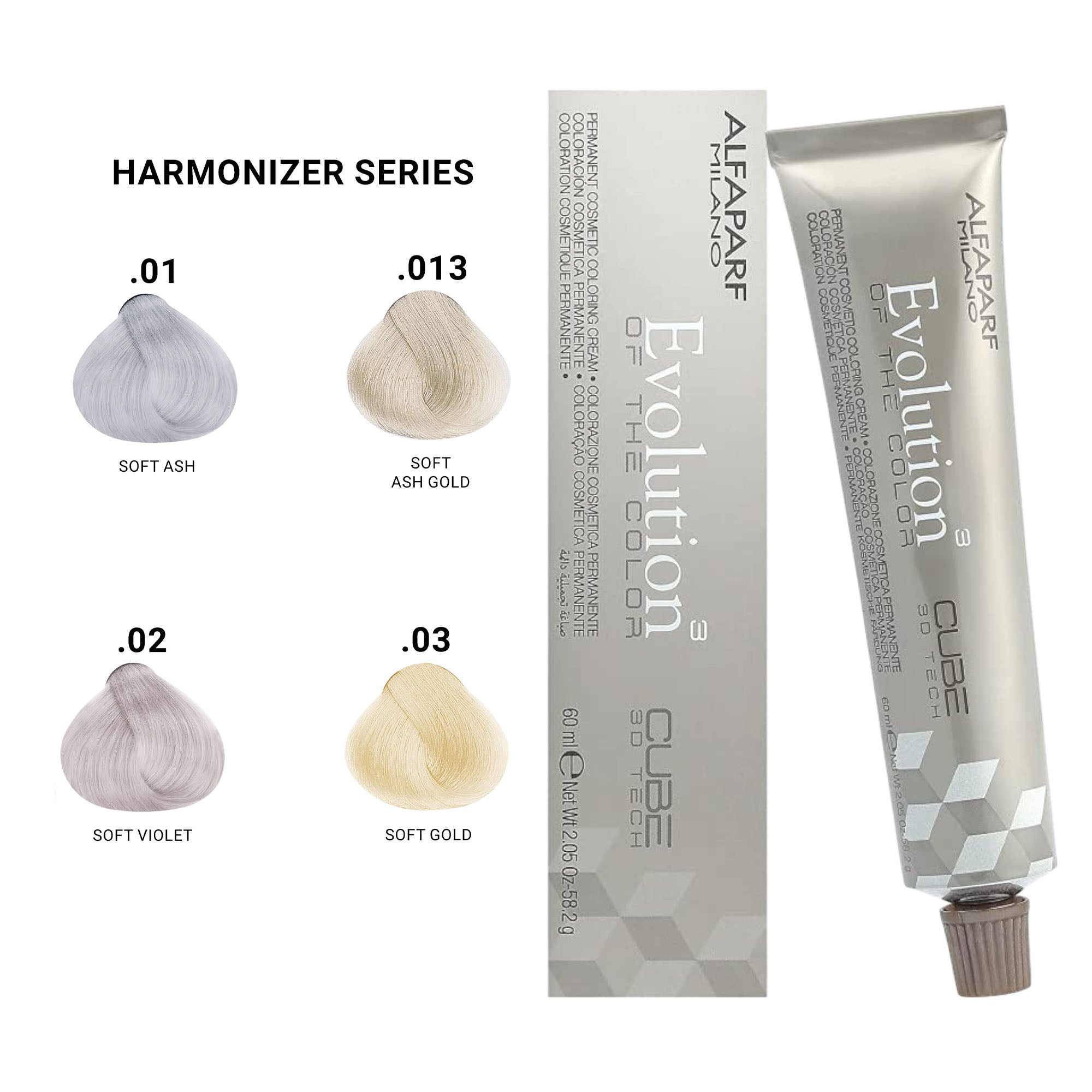 Alfaparf - Evolution of the Colour Permanent Hair Colour Harmonizer Series 60ml