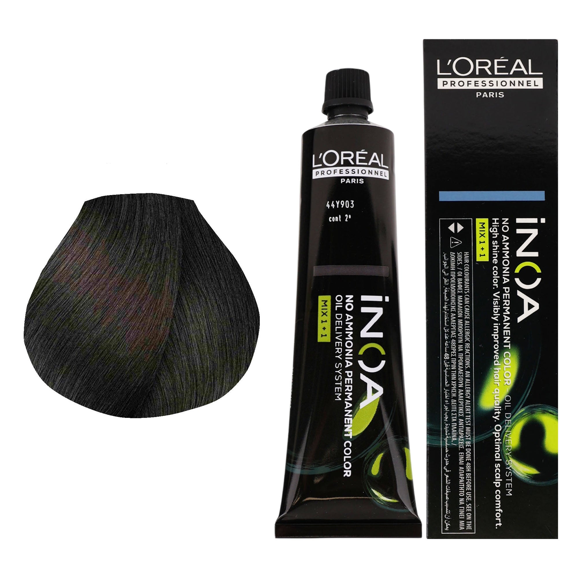 Loreal Professionnel - INOA No Ammonia Permanent Hair Colour 5.17 Light Ash Cool Brown 60ml