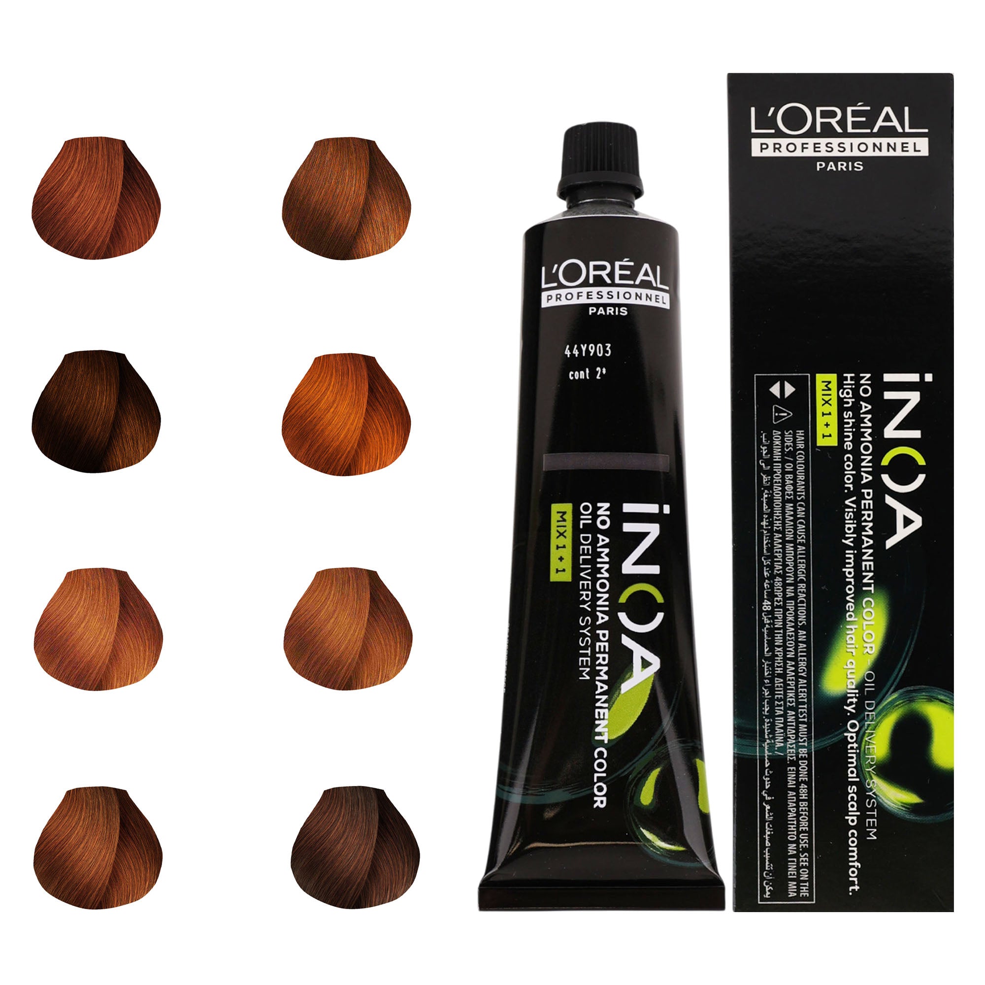 Loreal Professionnel - INOA No Ammonia Permanent Hair Colour Copper Series 60ml