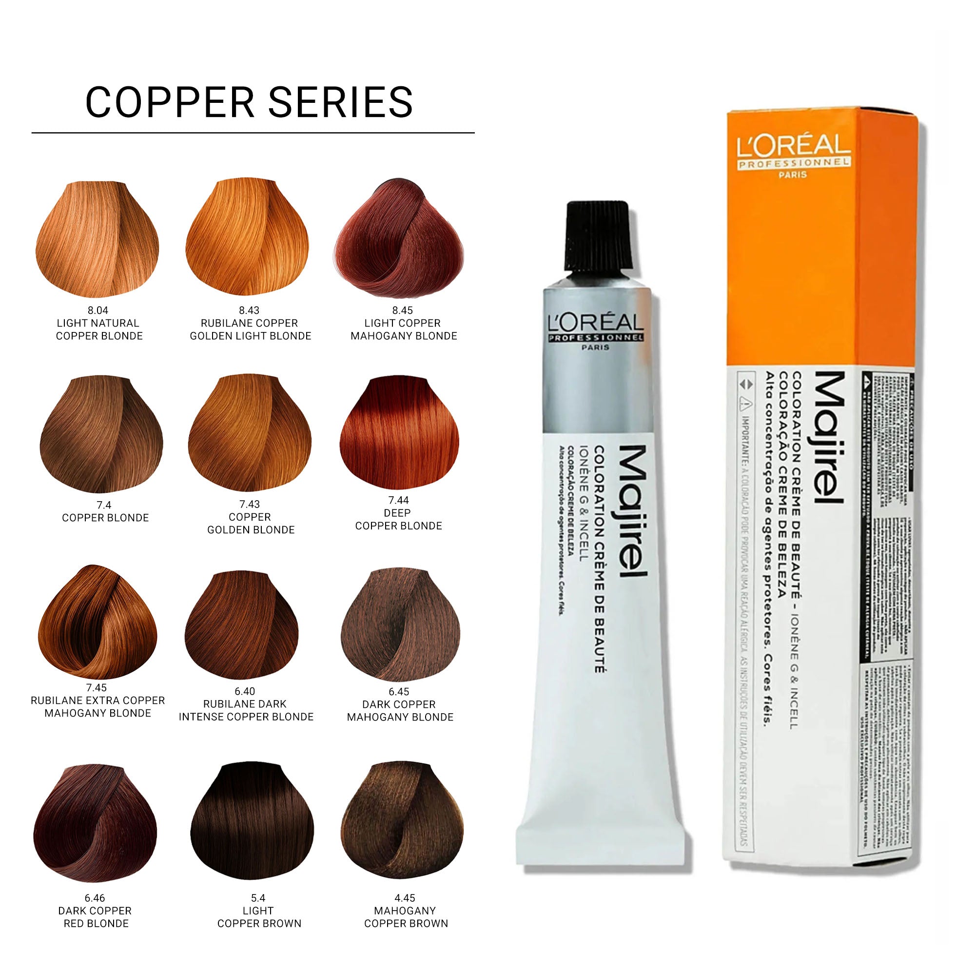 Loreal Professionnel - Majirel Permanent Hair Colour Copper Series 50ml