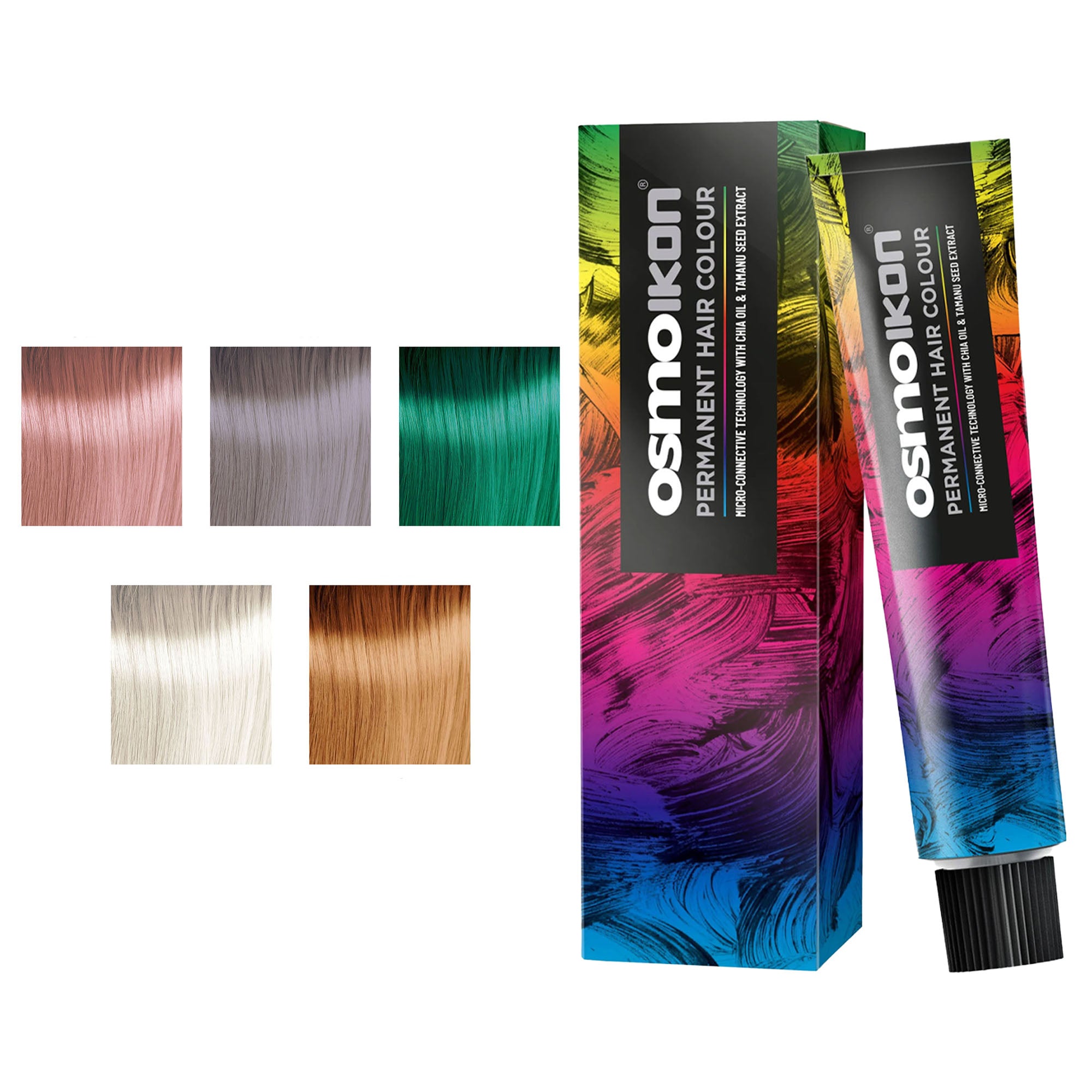 Osmo - Ikon Permanent Hair Colour Pastel Metallic Series 100ml