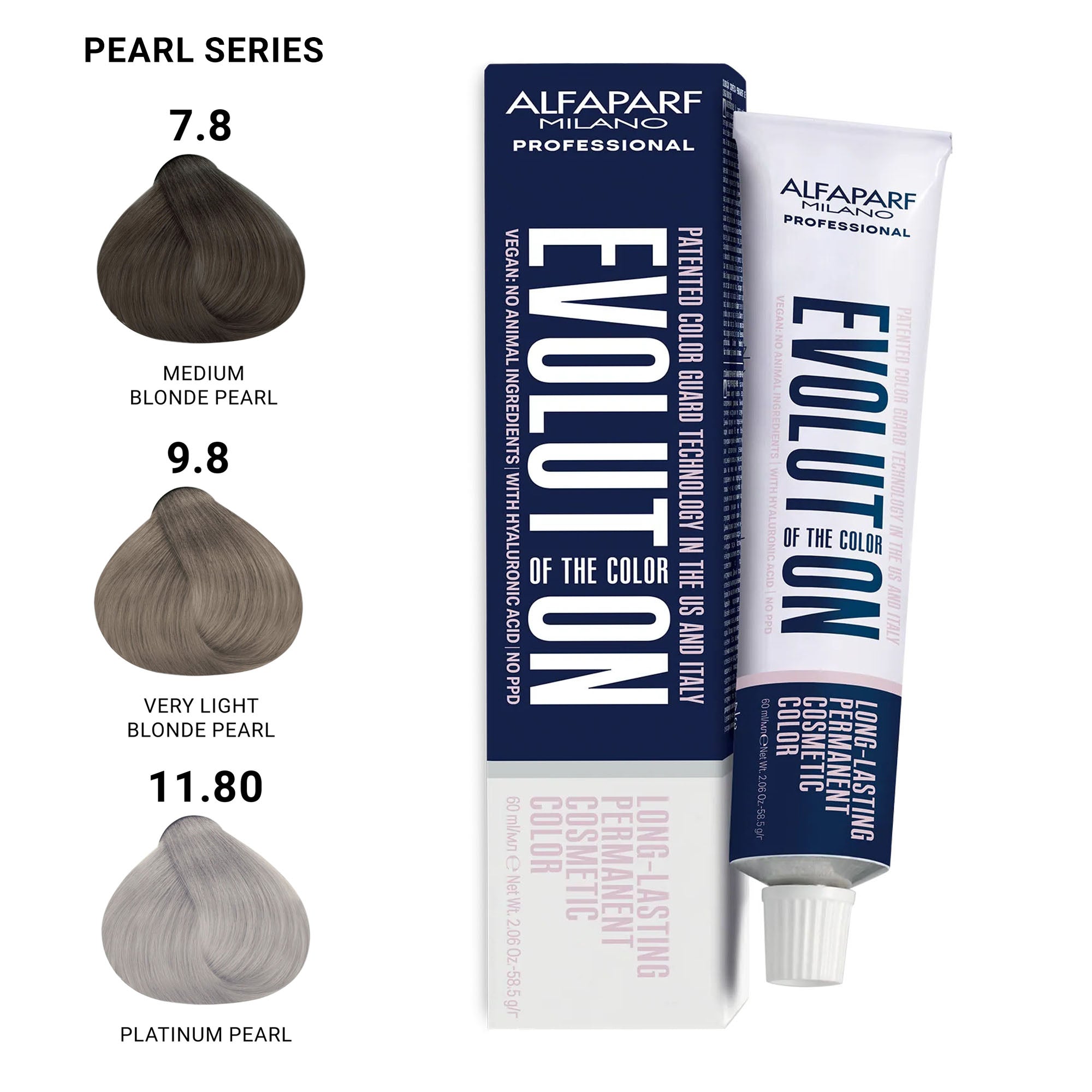 Alfaparf - Evolution of the Colour Permanent Hair Colour Pearl Series 60ml