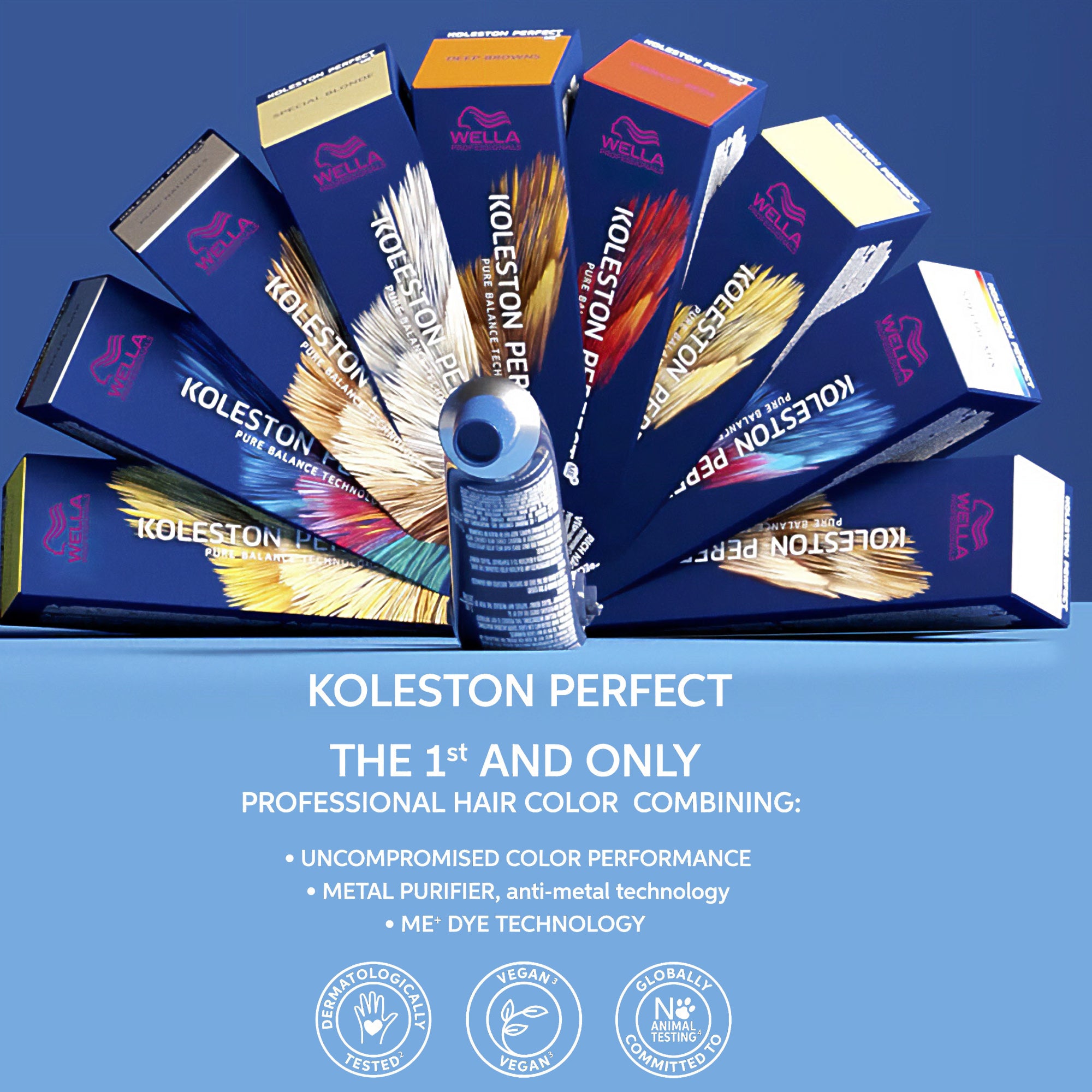 Wella Professionals - Koleston Perfect Me+ 7/01 Medium Blonde Natural Ash 60ml