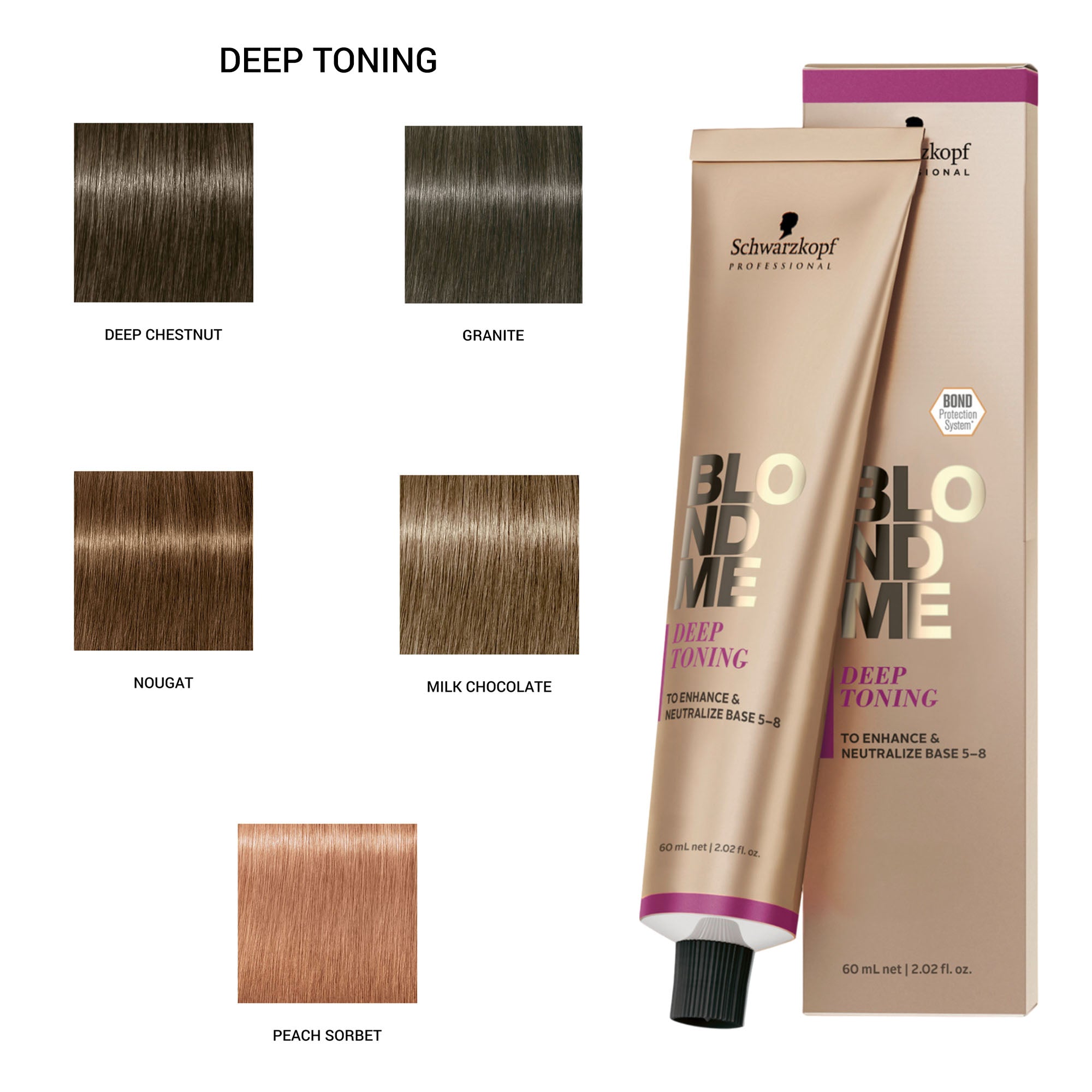 Schwarzkopf Professional - BlondMe Permanent Hair Colour Deep Toning Series 60ml