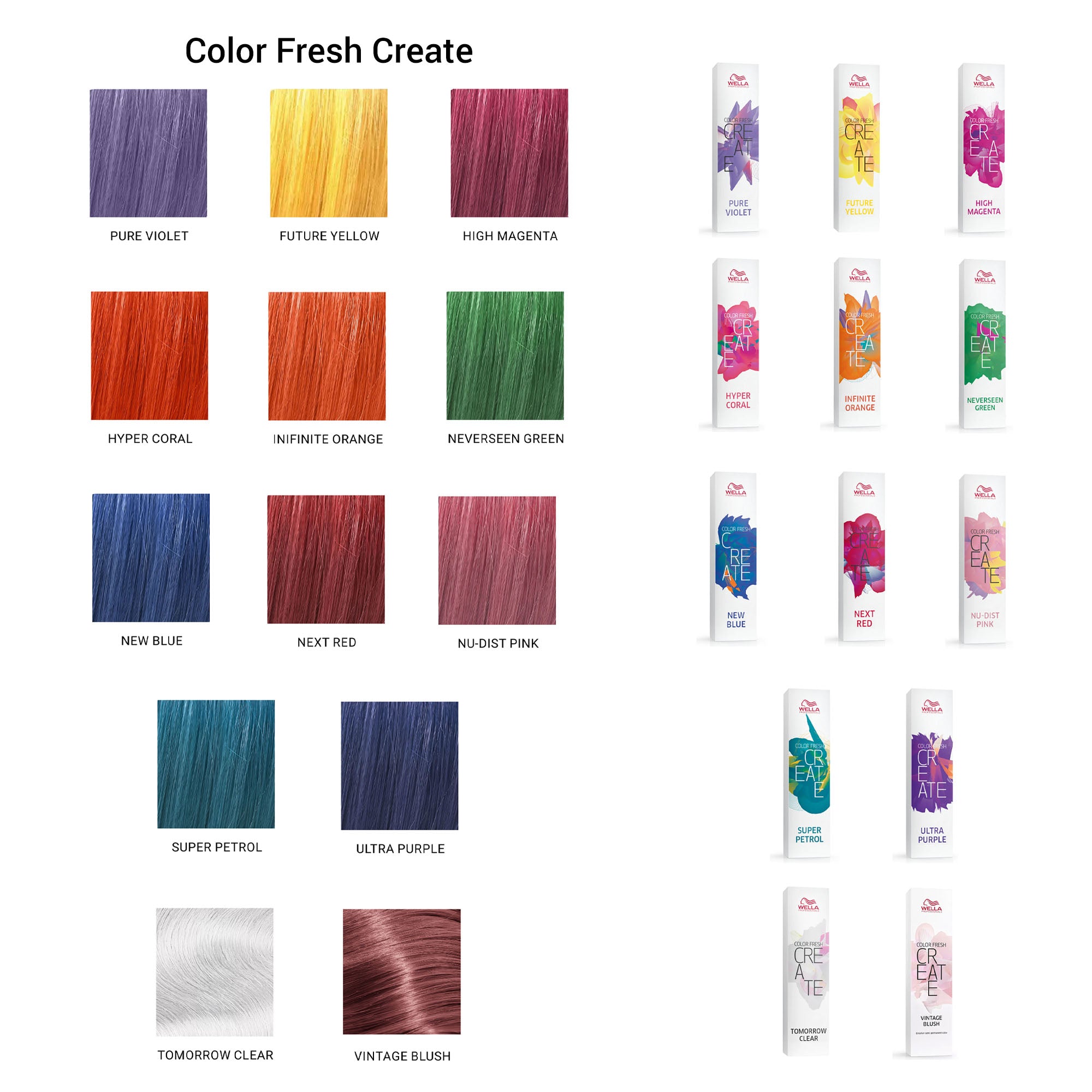 Wella Professionals - Color Fresh Create Semi Permanent Creme Hair Colour 60ml
