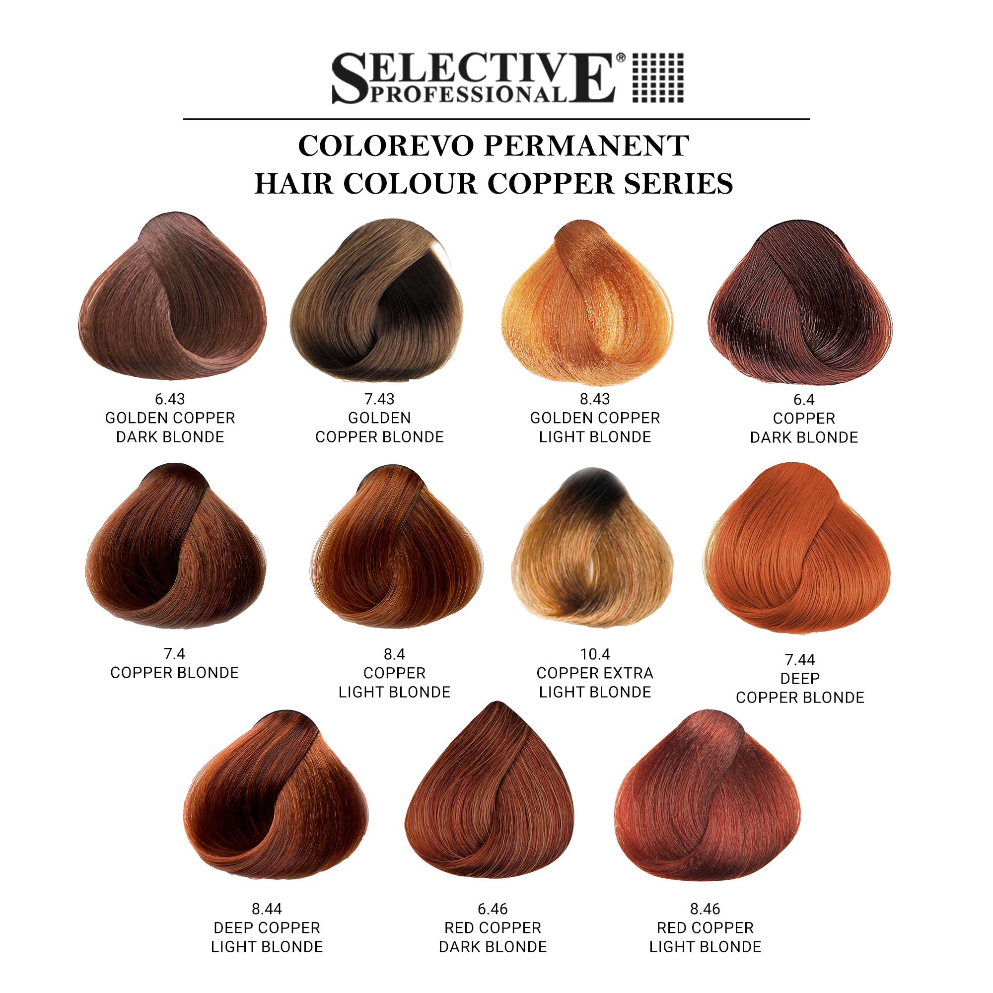 Selective Professional - Colorevo Permanent Hair Colour Copper Series 100ml