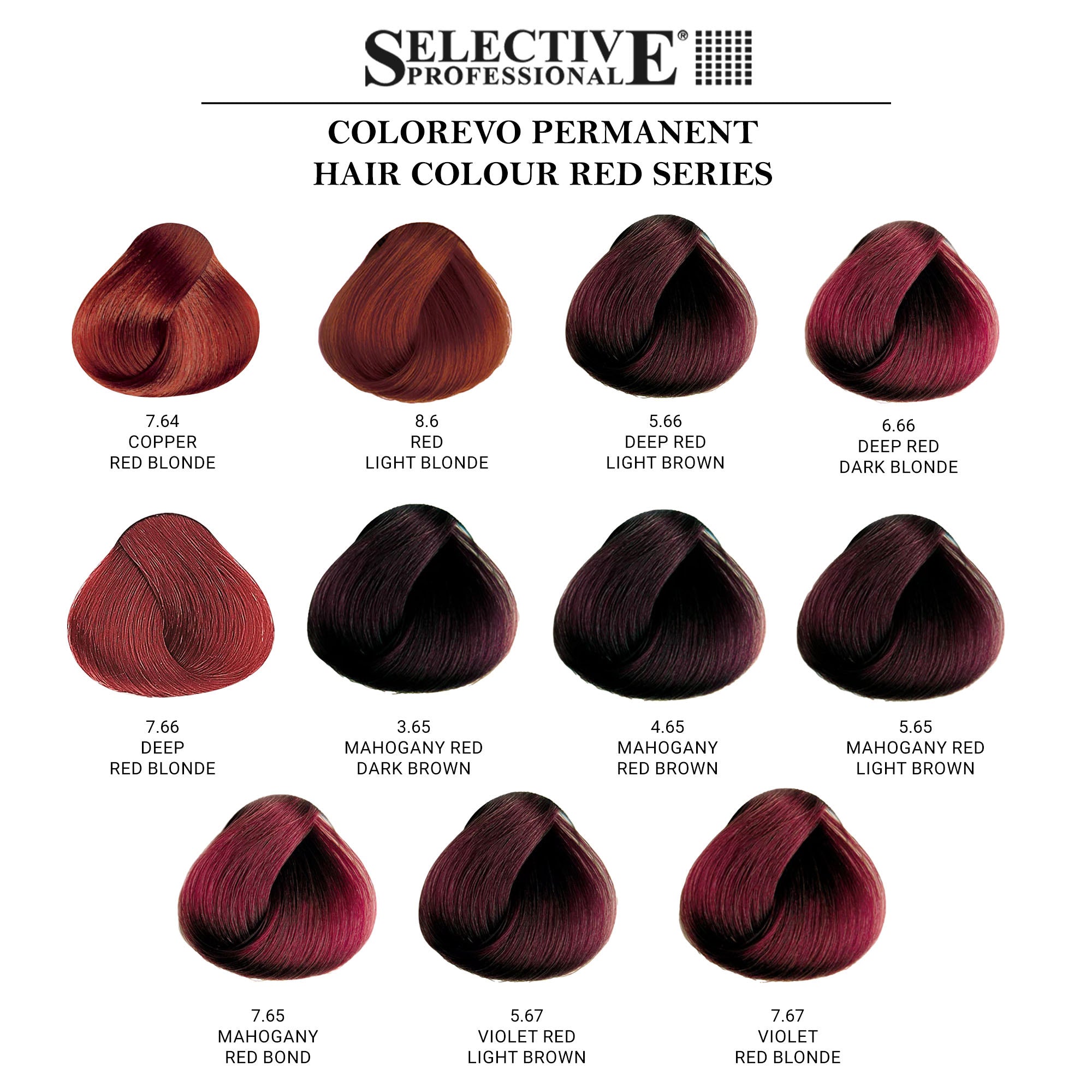 Selective Professional - Colorevo Permanent Hair Colour Red Series 100ml