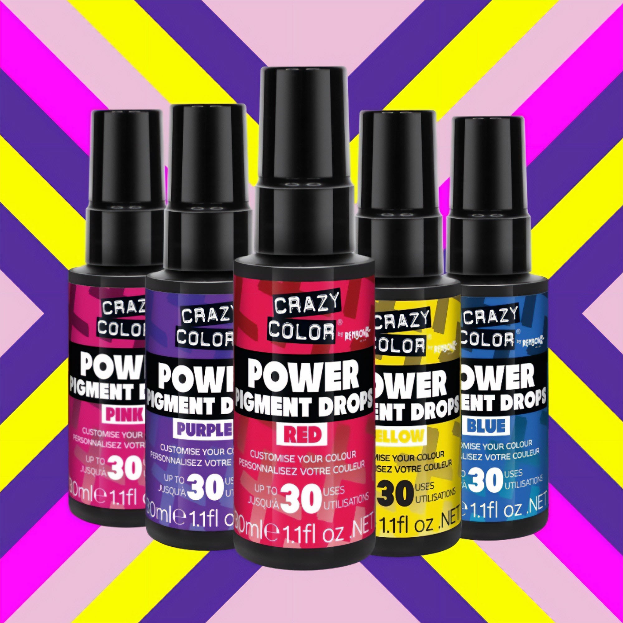 Crazy Color - Power Pigment Drops Blue 30ml