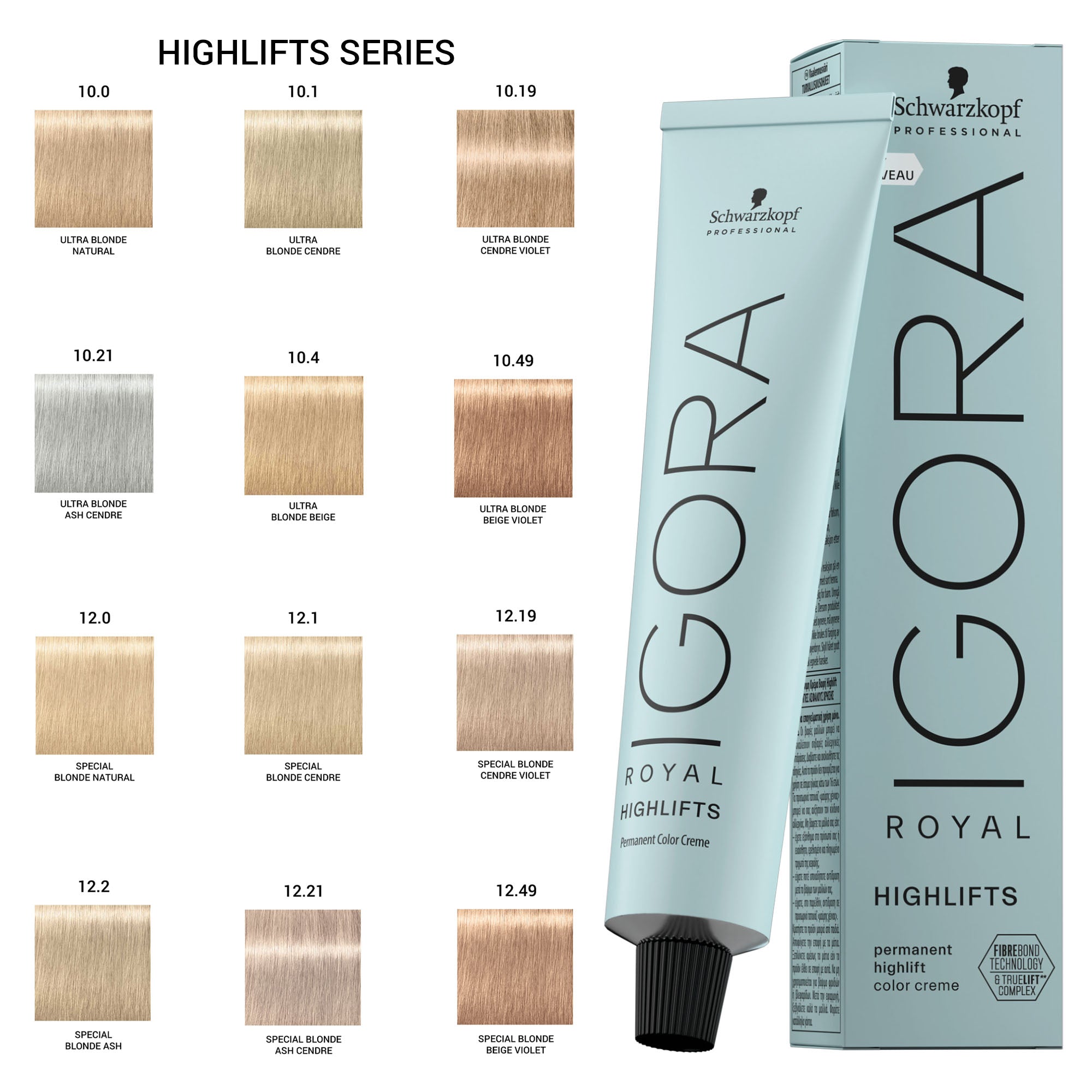 Schwarzkopf Professional - Igora Royal Permanent Hair Colour Highlifts Series 60ml