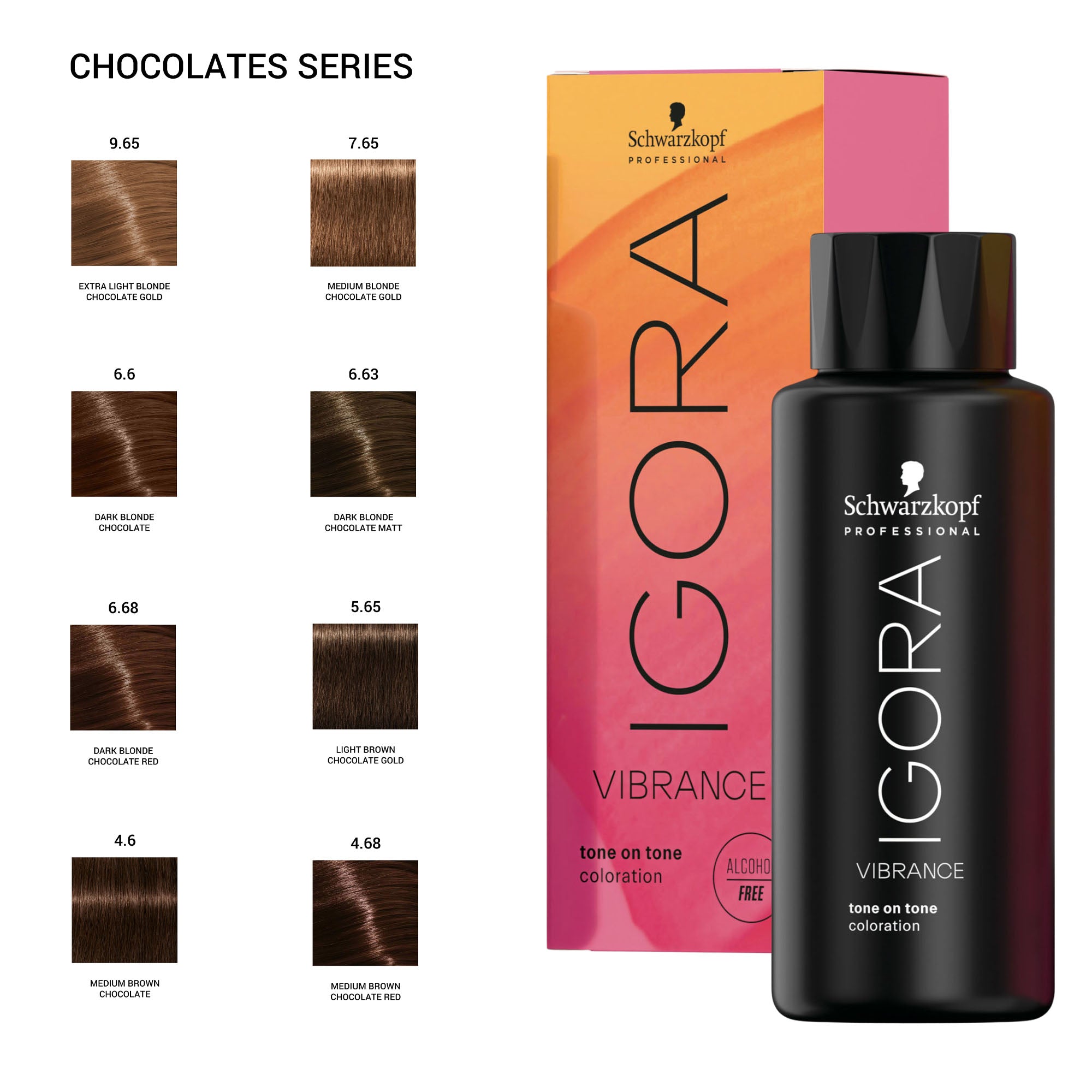 Schwarzkopf Professional - Igora Vibrance Demi-Permanent Hair Colour Chocolates Series 60ml