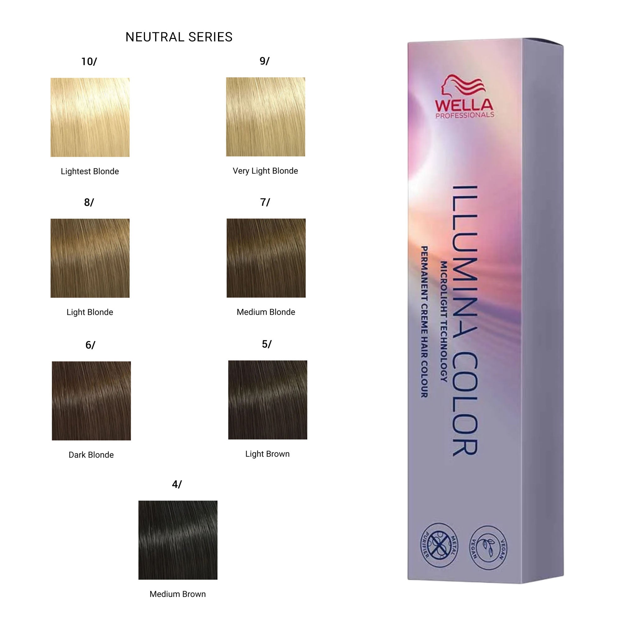 Wella Professionals - Illumina Permanent Creme Hair Colour Neutral Series 60ml