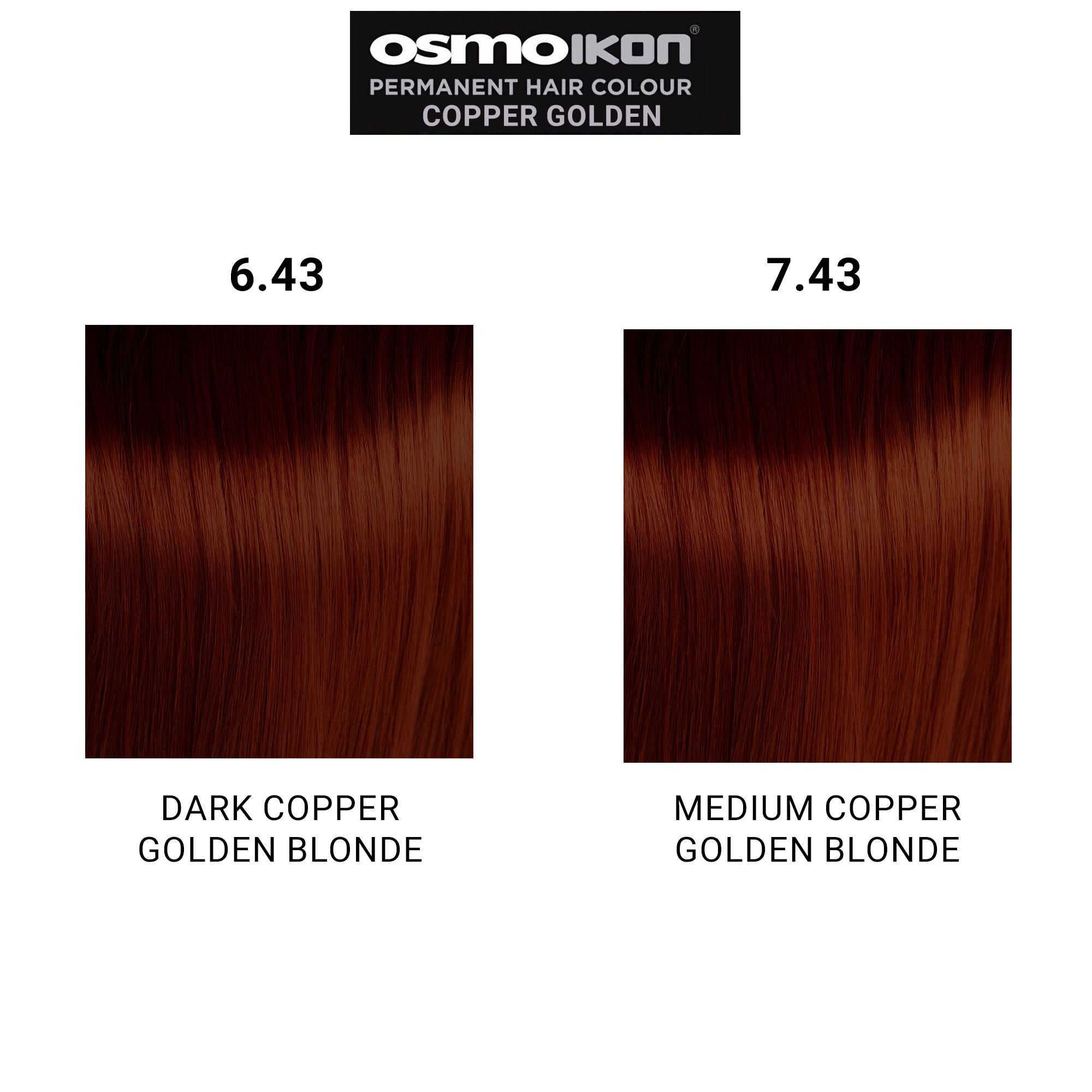 Osmo - Ikon Permanent Hair Colour 7.43 Medium Copper Golden Blonde 100ml