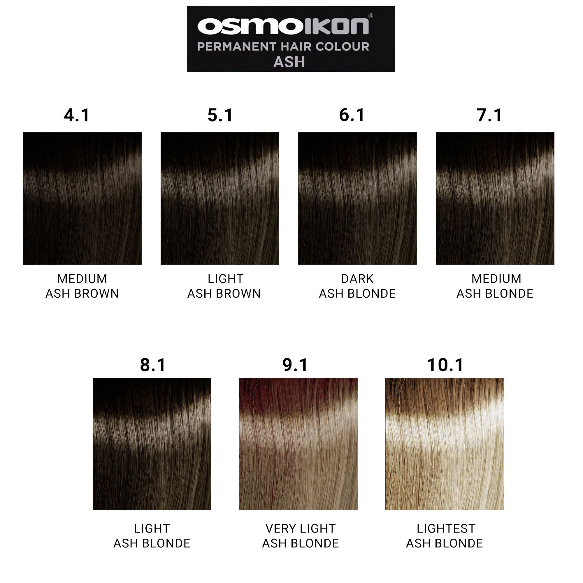 Osmo - Ikon Permanent Hair Colour 8.1 Light Ash Blonde 100ml