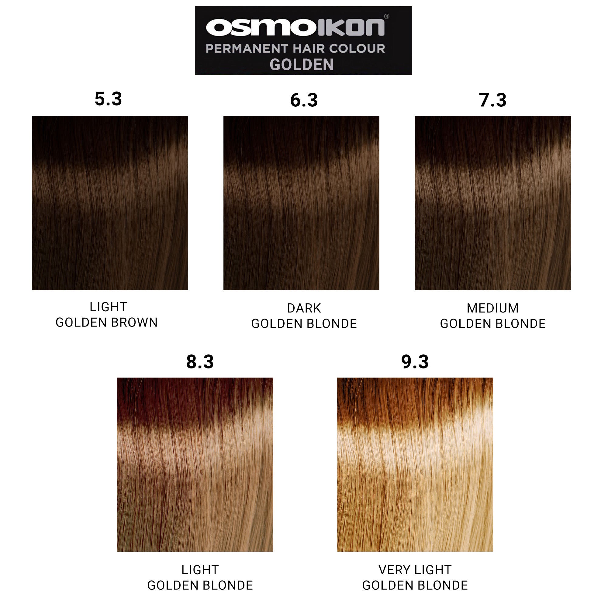 Osmo - Ikon Permanent Hair Colour 9.3 Very Light Golden Blonde 100ml