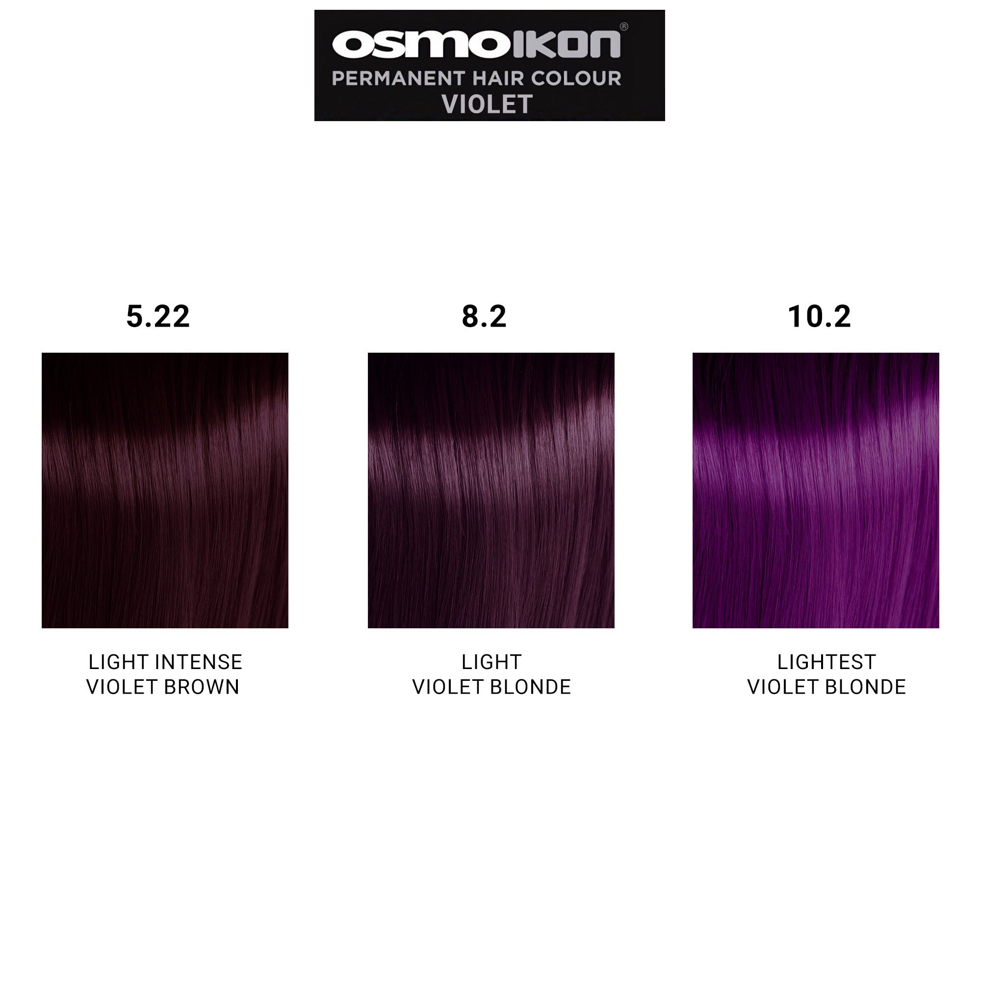 Osmo - Ikon Permanent Hair Colour 8.2 Light Violet Blonde 100ml