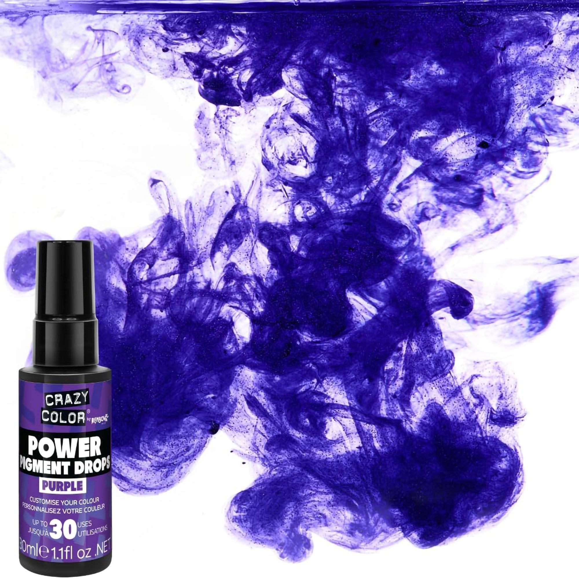 Crazy Color - Power Pigment Drops Purple 30ml