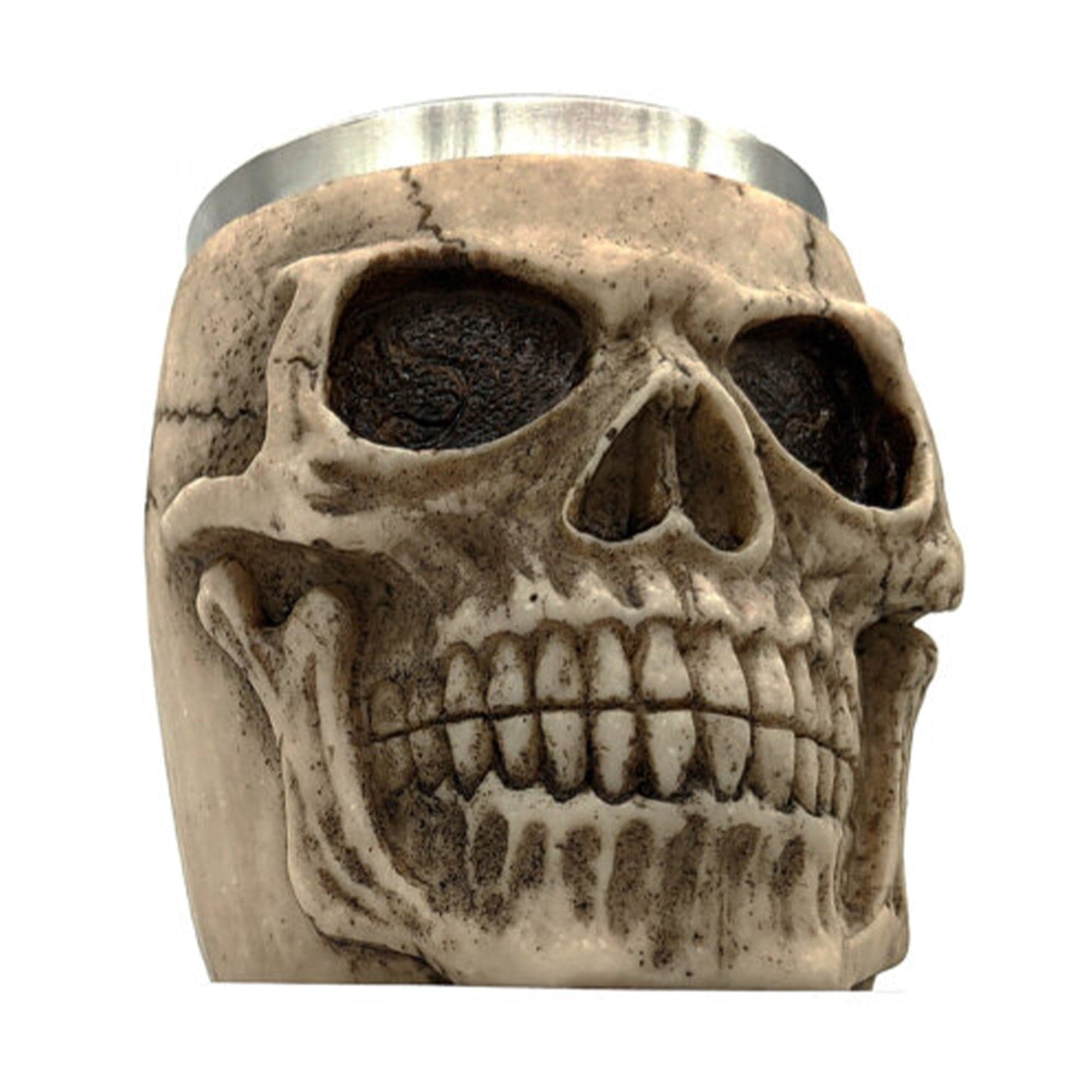 Eson - Scissors Holder Grinning Skull With Bristles