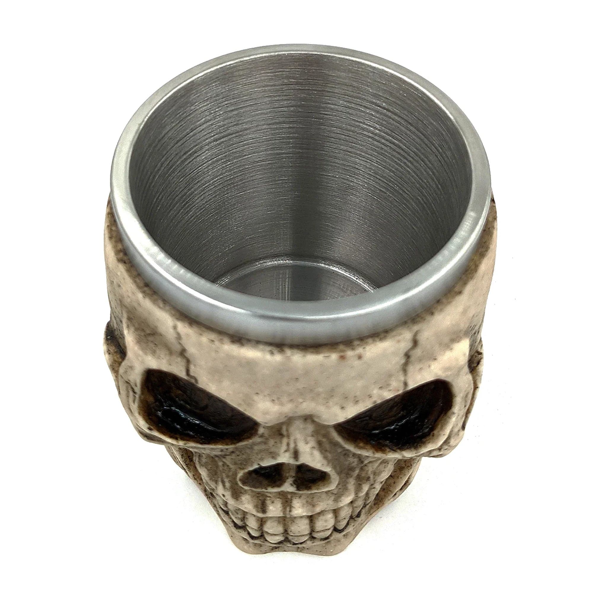 Eson - Scissors Holder Grinning Skull With Bristles