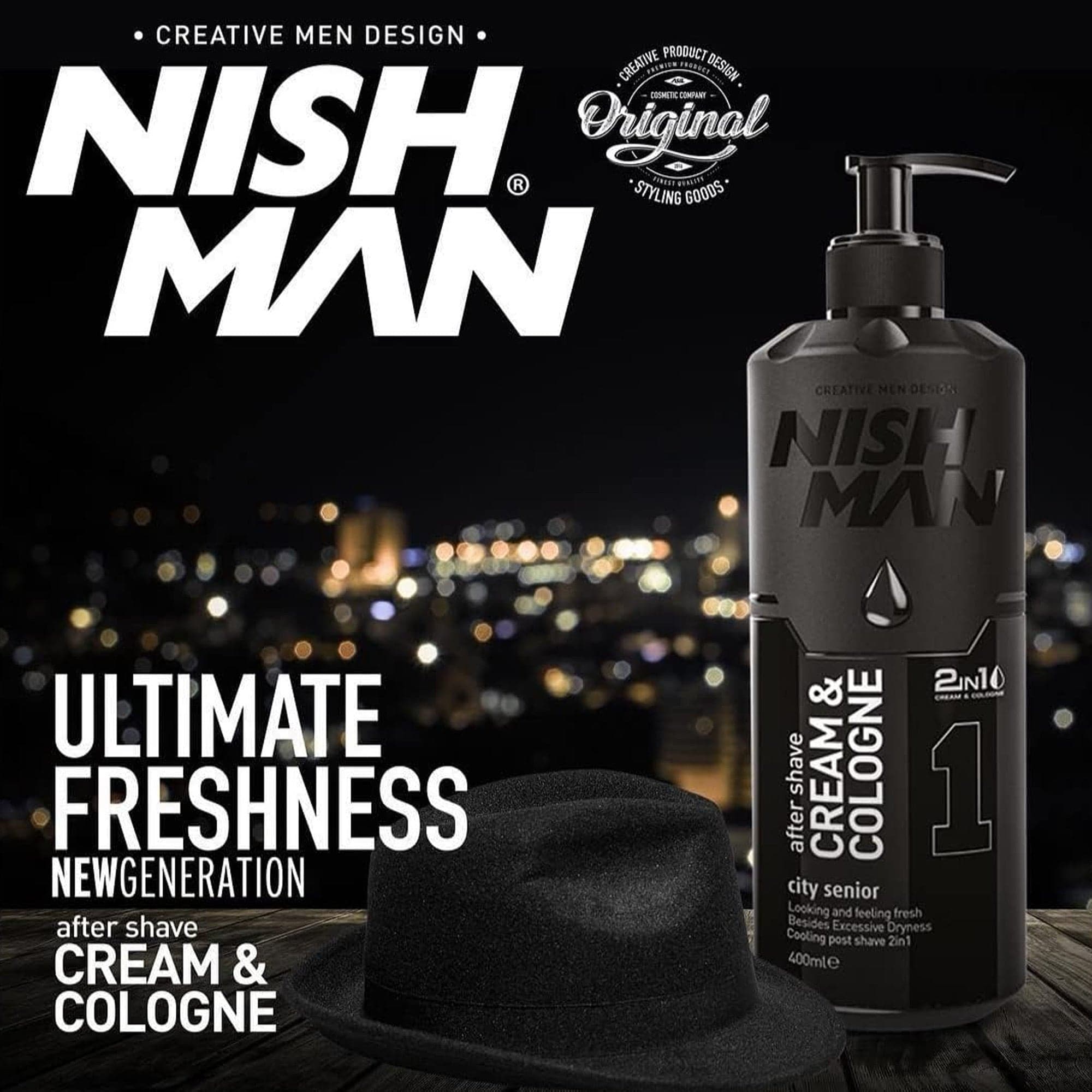 Nishman - After Shave Cream & Cologne 2in1 No.1 City Senior 400ml