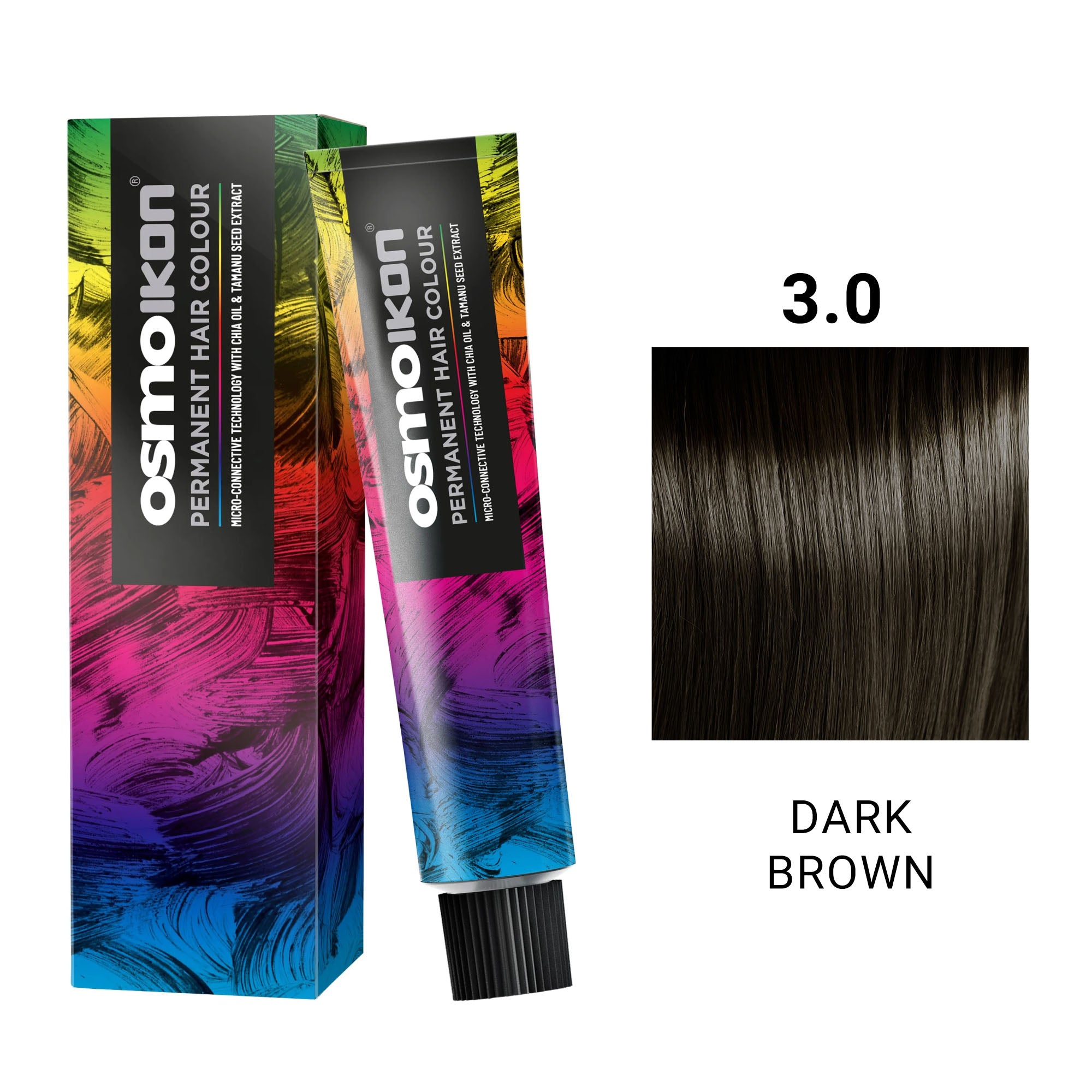 Osmo - Ikon Permanent Hair Colour 3.0 Dark Brown 100ml