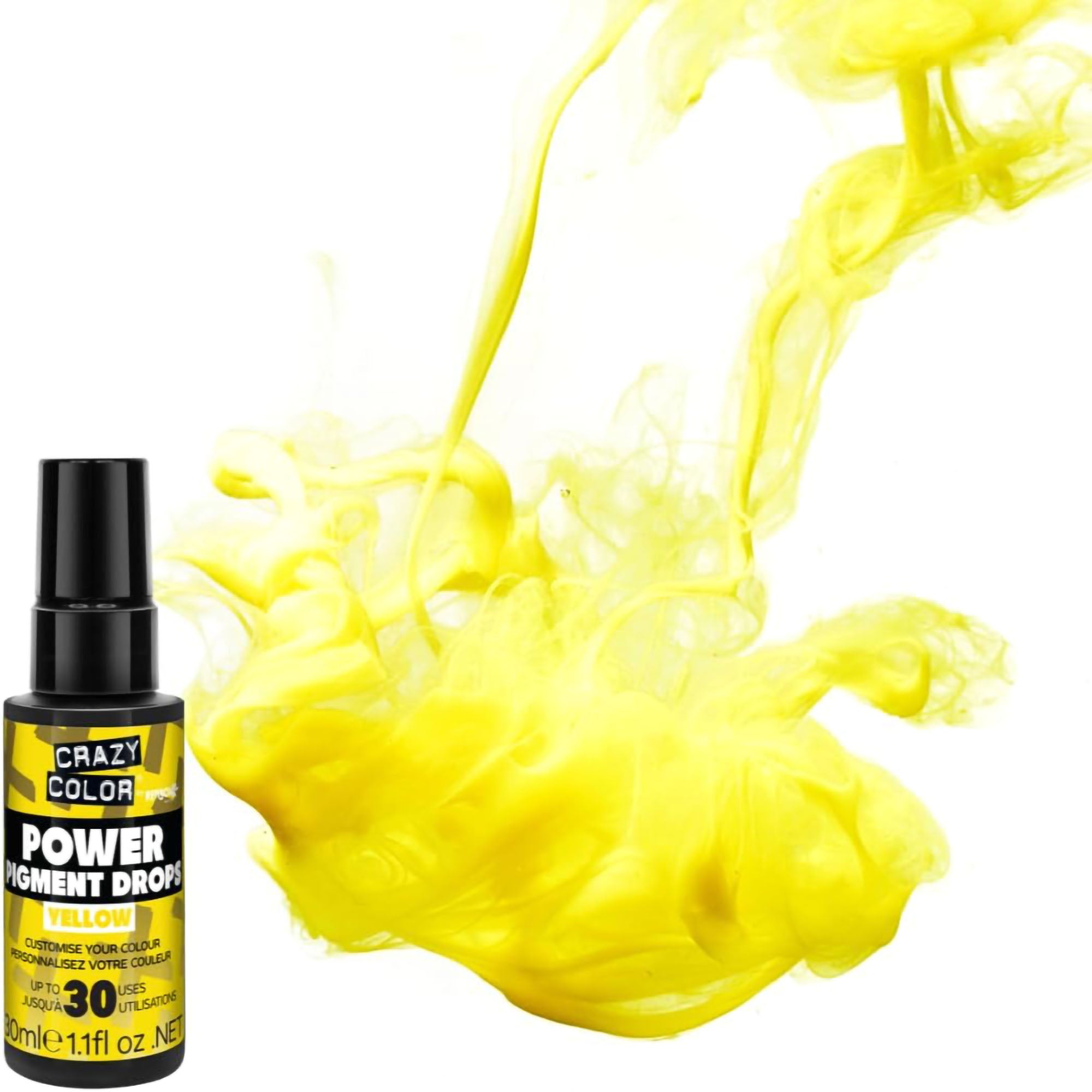 Crazy Color - Power Pigment Drops Yellow 30ml