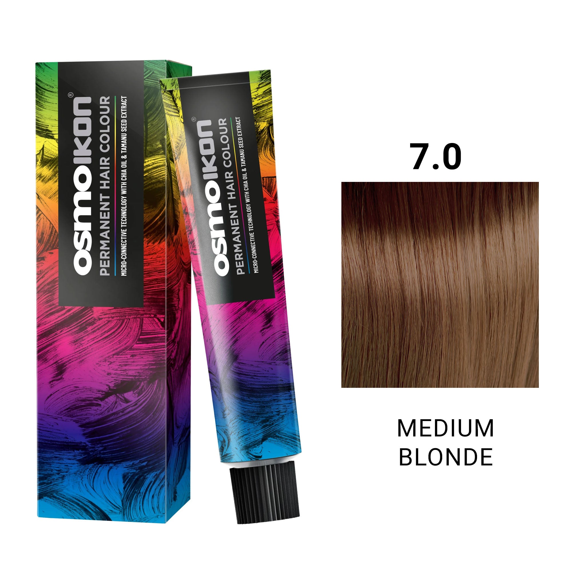 Osmo - Ikon Permanent Hair Colour 7.0 Medium Blonde 100ml