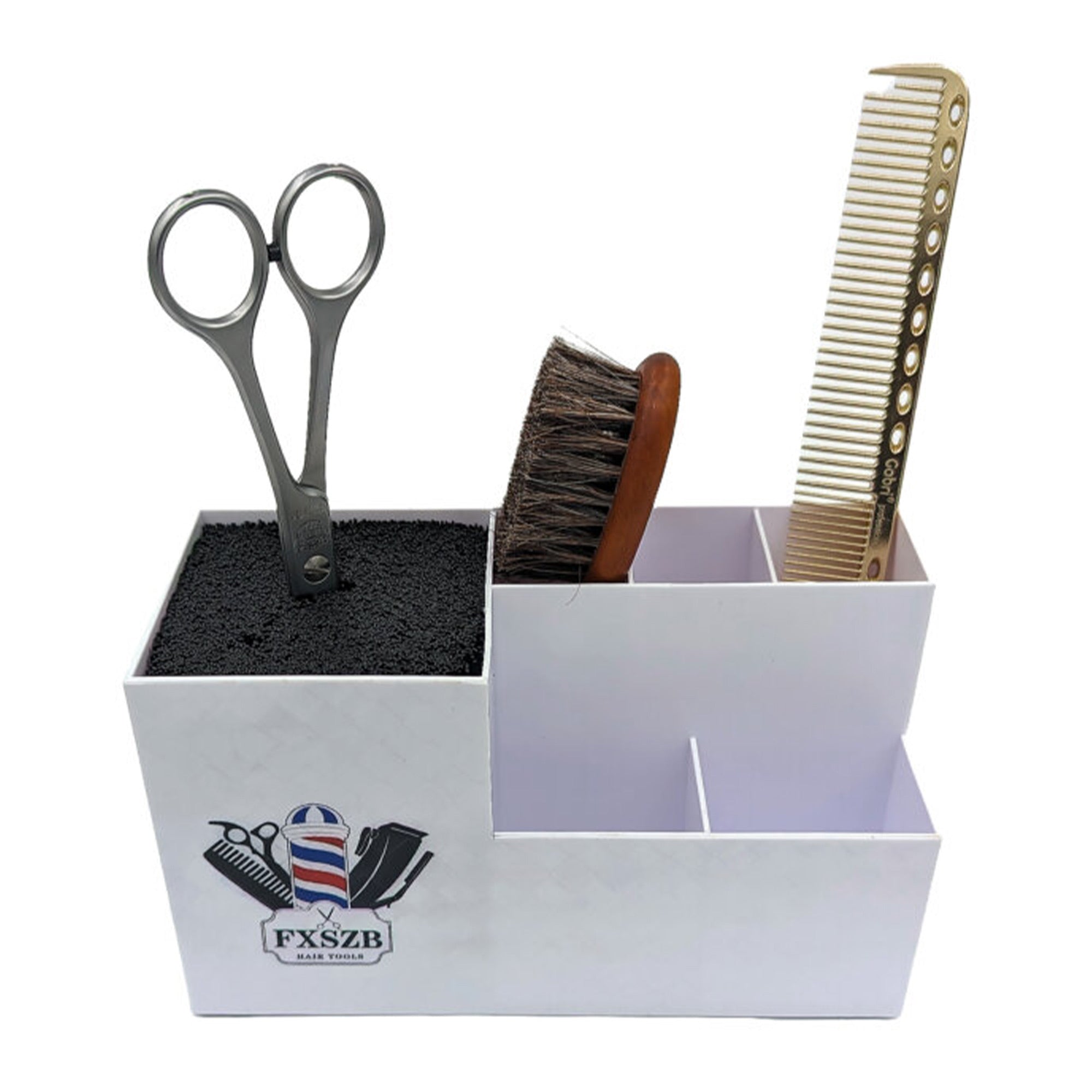 Eson - Scissor & Brush Holder Non-Slip Storage Box