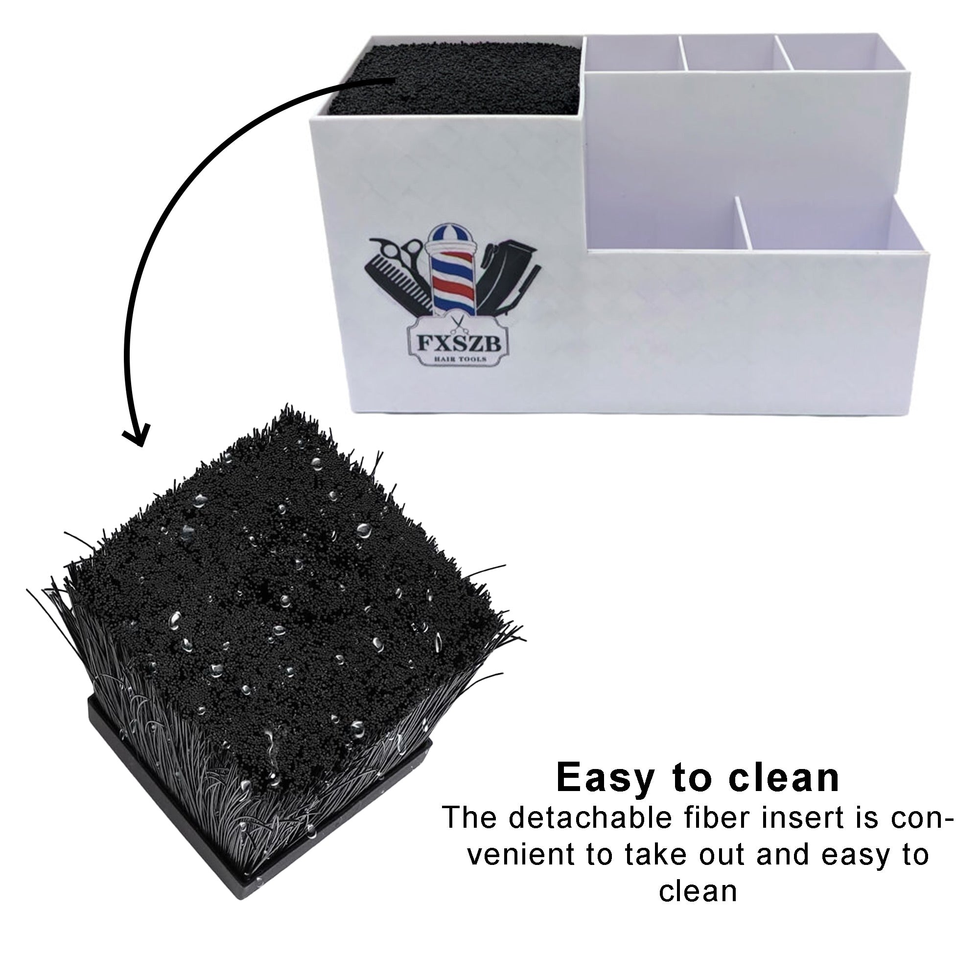 Eson - Scissor & Brush Holder Non-Slip Storage Box